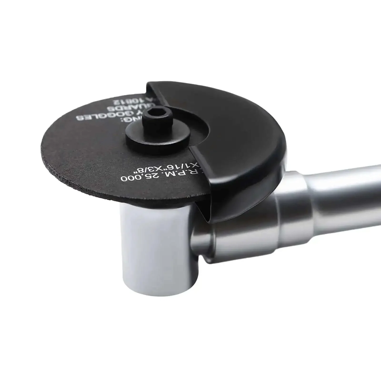 Three Inch Pneumatic Cut Off Tool With Six Replaceable Blades 18000 RPM High Speed Cutter For Metal Plastic And Composite Materials Built Tough Chrome Plated Aluminum Easy Grip Portable Power Tool - Image 4