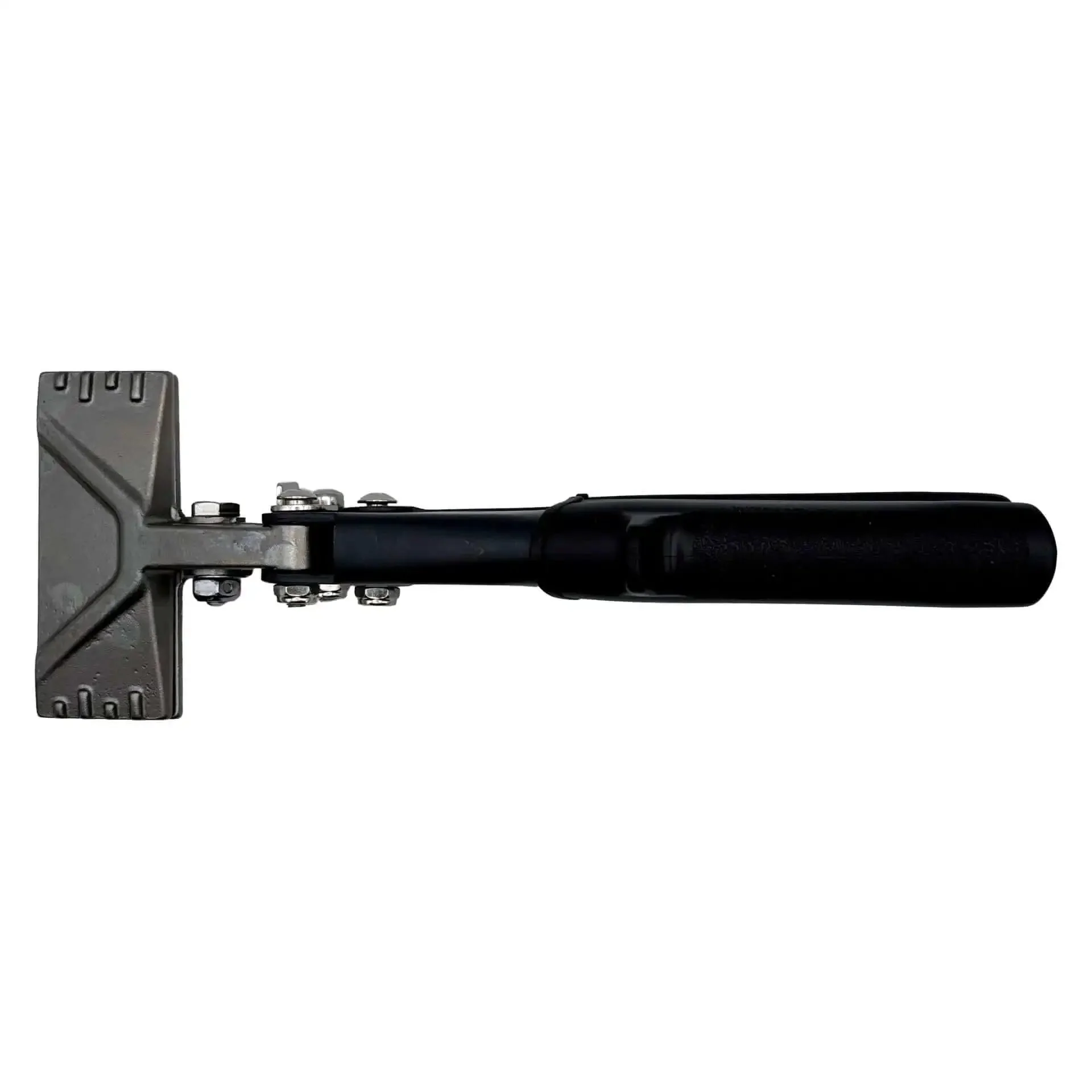 Three Inch Straight Hand Seamer With Cushioned Leverage Handles Drop Forged Nickel Plated Jaws Three Inches Wide By One And One Eighth Inches Deep Precise One Eighth Inch Graduations Pro Grade HVAC Sheet Metal Bending Seaming And Flattening - Image 2