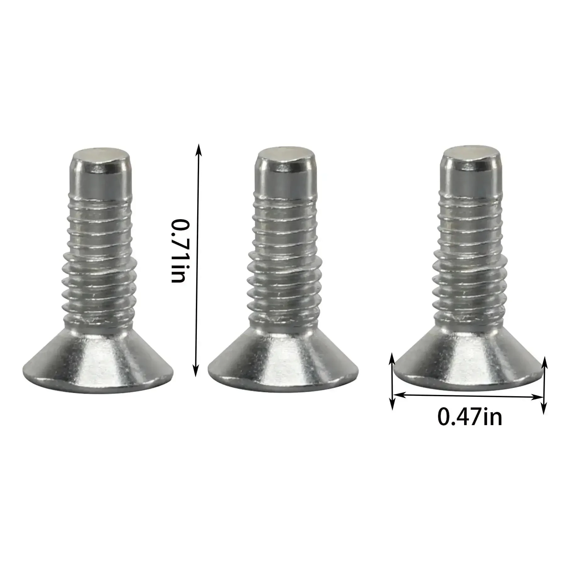 Three Pack Flat Head Door Latch Lock Mount Screw M6x18.5mm For Actuator Motor Mount Bolt Outer Handle Replacement Compatible With Honda Accord Acura CR V Element Fit Insight Odyssey Pilot Ridgeline - Image 7