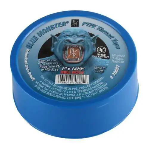 Three Pack One Inch PTFE Thread Seal Tape For Gas And Liquid Lines Acts As Lubricant And Anti Seize Non Flammable And Non Toxic Prevents Electrolytic Corrosion Wide Temperature And Pressure Range Perfect For DIYers And Pros
