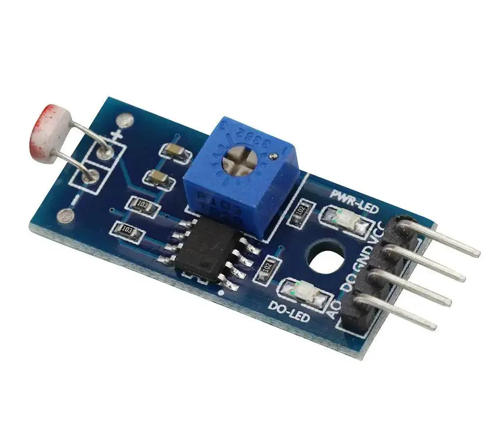 Three Pack Photosensitive Sensor Module For Light Intensity Detection With Photoresistor And LM393 Comparator Digital Output 0 1 Four Pins DC 3.3 To 5V High Sensitivity Ambient Light Detection For Do It Yourself Projects - Image 5