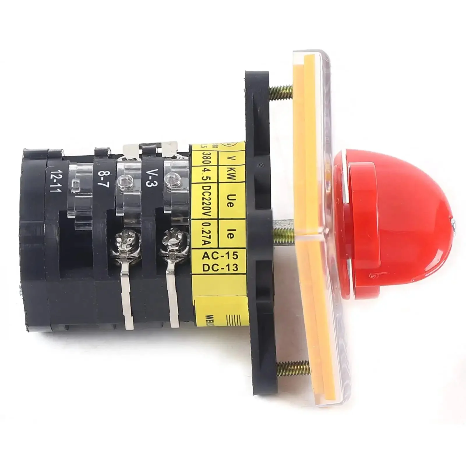 Three Phase Milling Machine Speed Control Switch With Forward And Reverse Three Stage Mill Switch Built Tough From Durable Metal And Plastic And High Conductivity Silver Alloy Contacts For Smooth Reliable Performance - Image 6