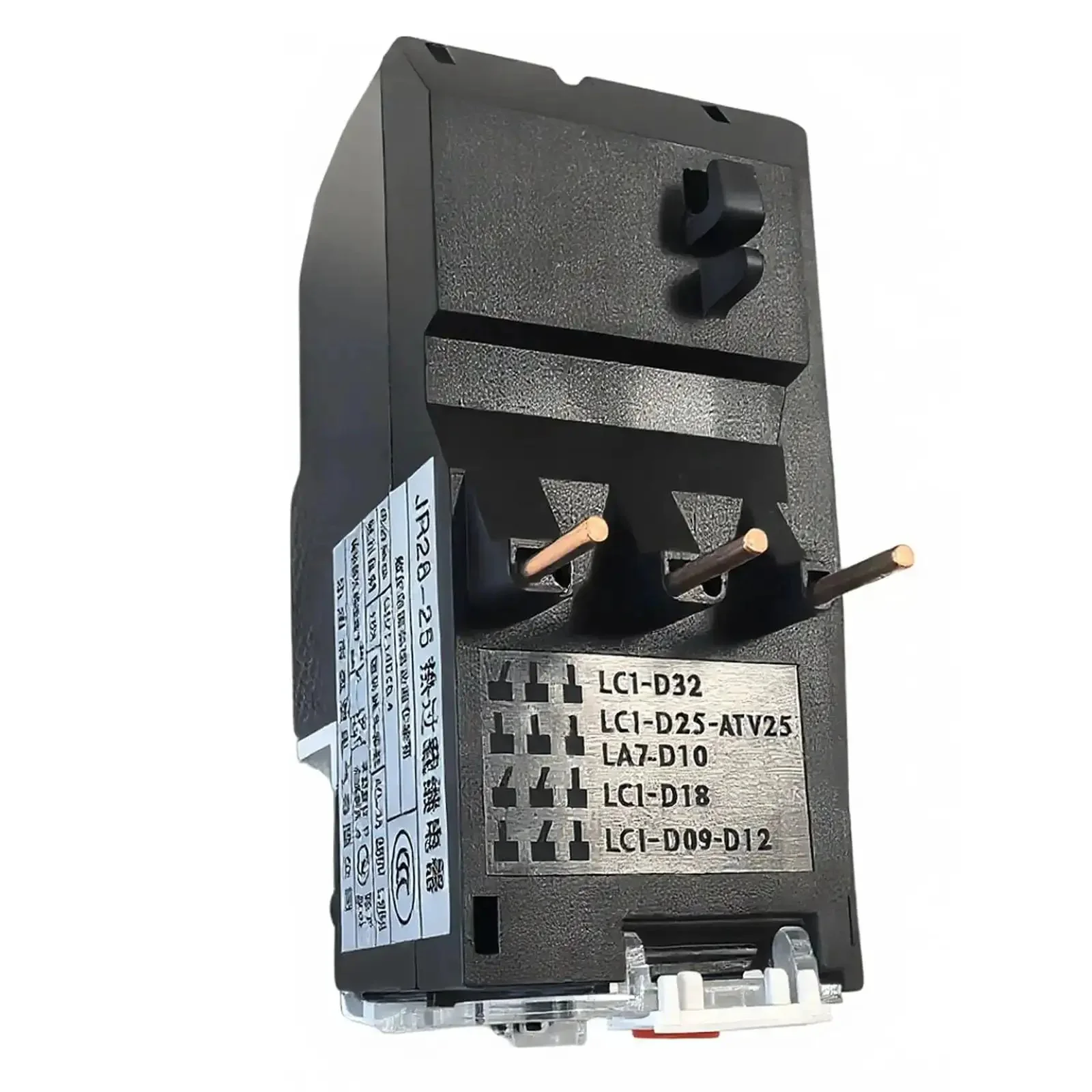 Three Phase Motor Protection Relay With 7-10A Adjustable Overload, 1NO 1NC Auxiliary, Manual Auto Reset, Heavy Duty Industrial Grade, Compatible With JR28-25 NR2-25 LR2-D13 Relays, 690V AC Motor Starter For Industrial Machinery - Image 3