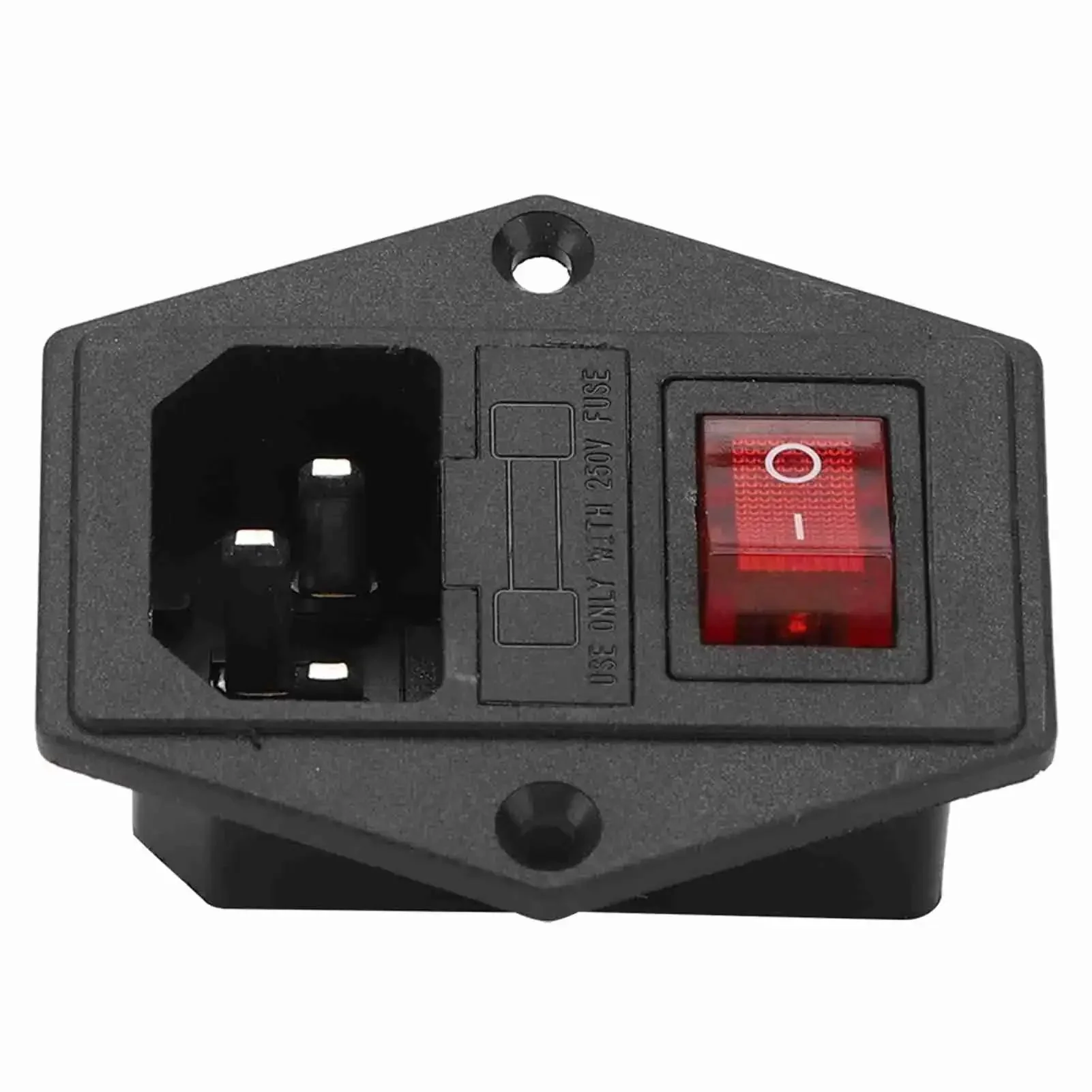 Three Piece AC Power Socket Switch With Built In Light Four Pin For 3D Printer CNC Machine Electronics Enclosure Power Supply Control Panel Electrical Switch Module For DIYers And Makers - Image 8