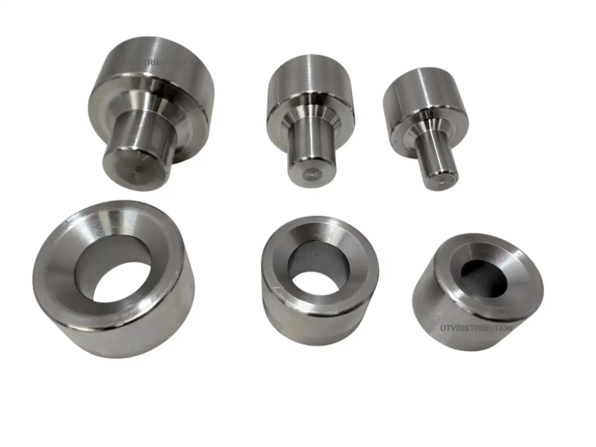 Three Piece Dimple Die Set For Metal Fabrication In One Half Inch Three Quarter Inch And One Inch Dies Heavy Duty Steel For Precise Dimpling In Sheet Metal Shaping Easy To Use Pro Grade Great Value For Pros And DIYers Local US Shipper