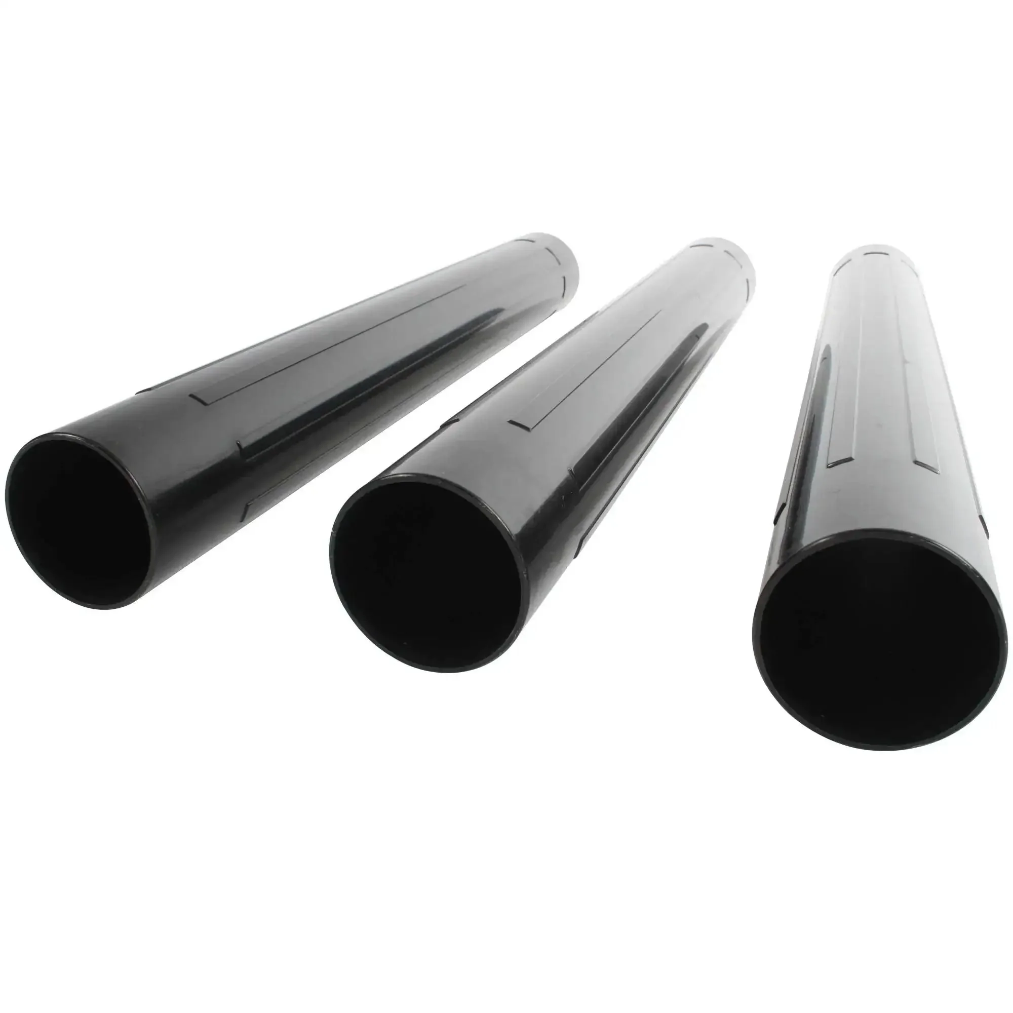 Three Piece Extension Wet Dry Vacuum Wand Set With Handle For 2.5 Inch Hoses Durable Polypropylene Molded Construction Black Fits Standard Shop Vac Hoses Ideal For Dust Debris And Reaching Tight Corners - Image 2