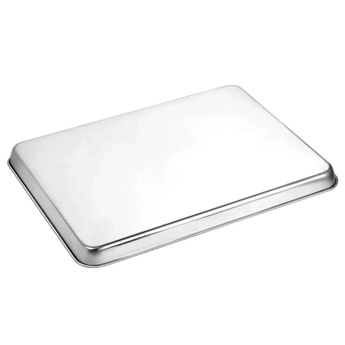 Three Piece Stainless Steel Baking Sheet Set Built Tough For Real Home Chefs Non Toxic And Easy Clean Heavy Duty Cookie Sheets In 9, 12, And 16 Inches Fits Most Ovens And Toaster Ovens For Everyday Baking And Roasting - Image 2
