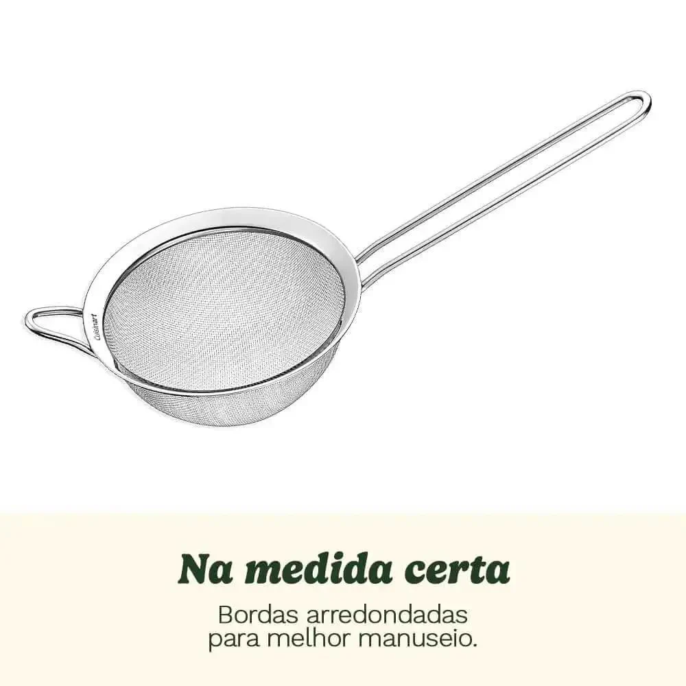 Three Piece Stainless Steel Mesh Strainer Set With Fine Mesh For Sifting, Straining, And Draining In The Kitchen, Great For Rinsing, Cooking, And Everyday Use, Includes Small, Medium, And Large Strainers - Image 5