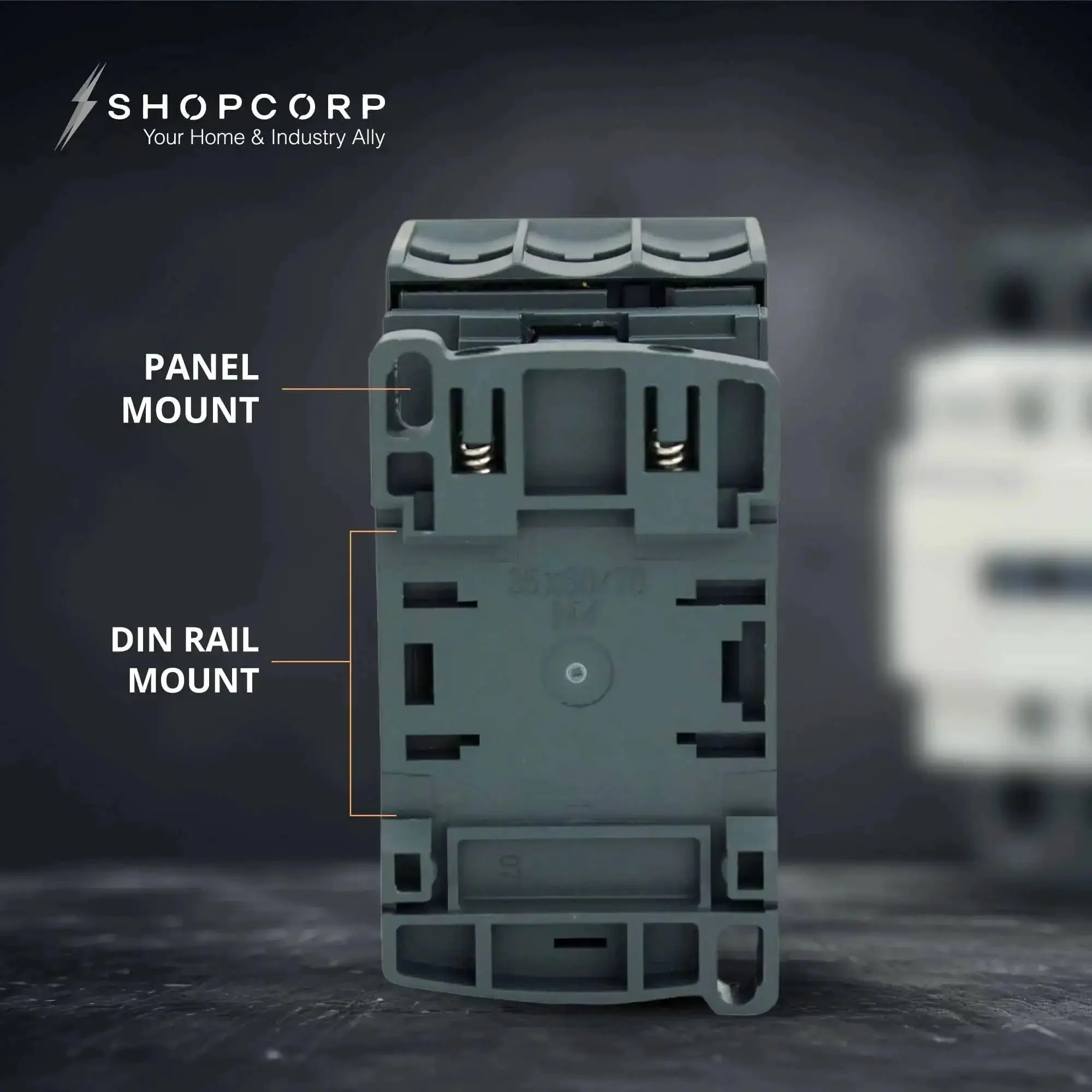 Three Pole Contactor With 120V Coil, 30 Amp Normally Open 1NO/1NC Auxiliary, IEC 660V Rated, DIN Rail Mounting Base, HVAC Lighting And Electric Load Control, Suitable For AC-1 And AC-3 Applications, 110-120VAC Coil - Image 5
