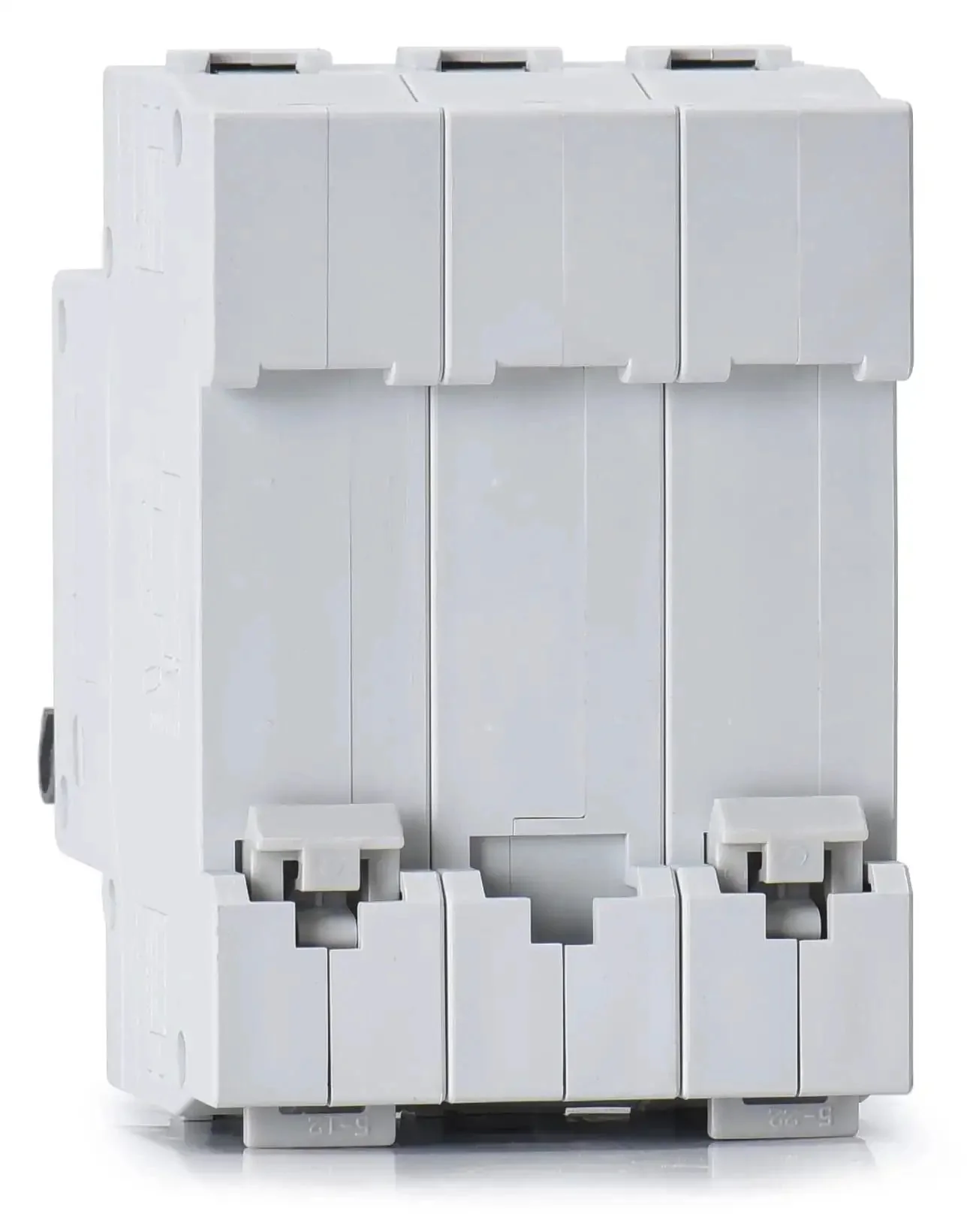 Three Pole DIN Rail Mount Circuit Breaker 50 Amp 480V AC Miniature Breaker With Thermal Magnetic Trip And Magnetic Curve C50 Silver Alloy Contacts Flame Retardant Shell For Panel Isolation And Control - Image 2