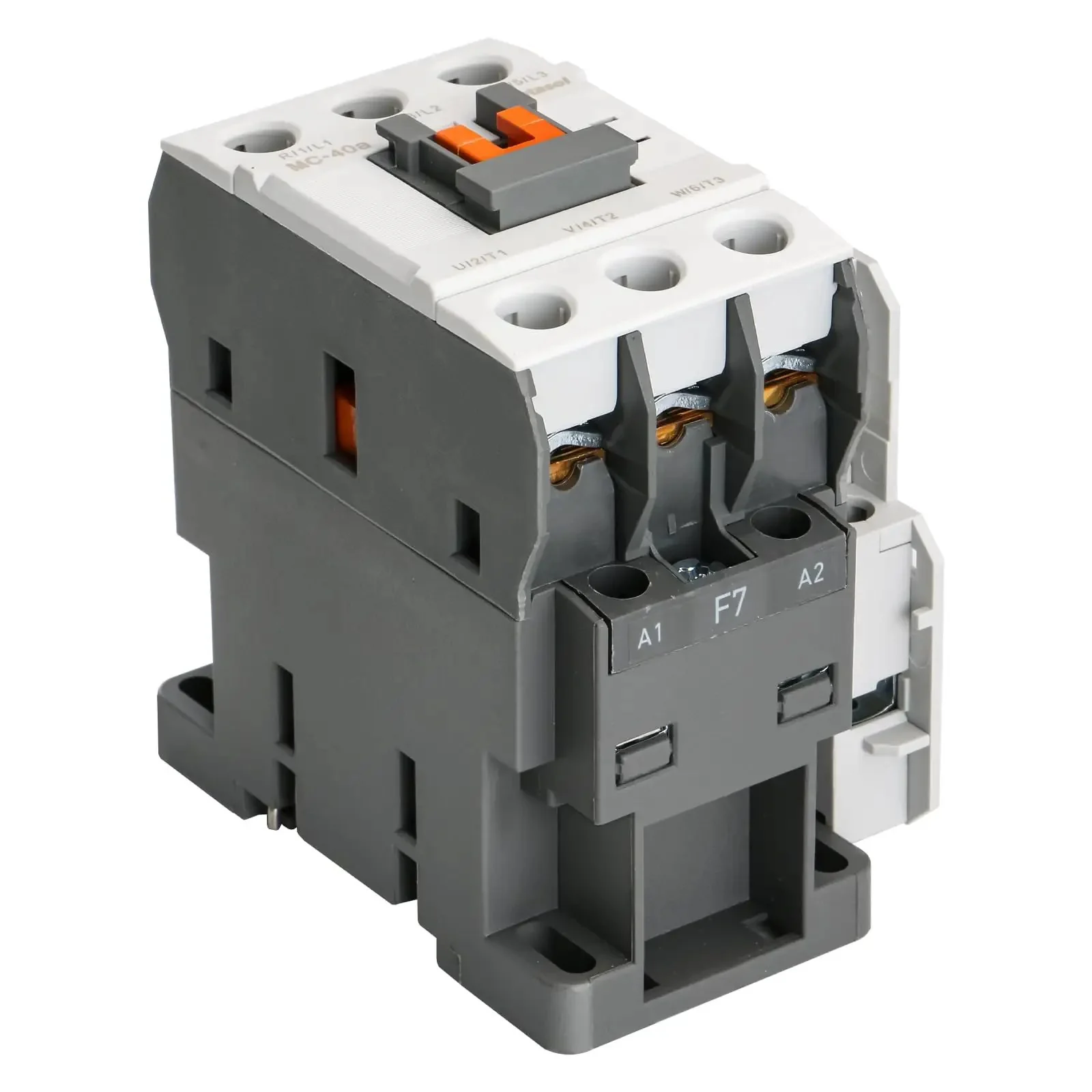 Three Pole Magnetic Contactor 60A 110V AC Coil With 2NO2NC Auxiliary Contacts DIN Rail Mount UL Listed For Motor Load AC 3 40A And Resistive Load AC 1 60A Heavy Duty Panel Ready Control - Image 6