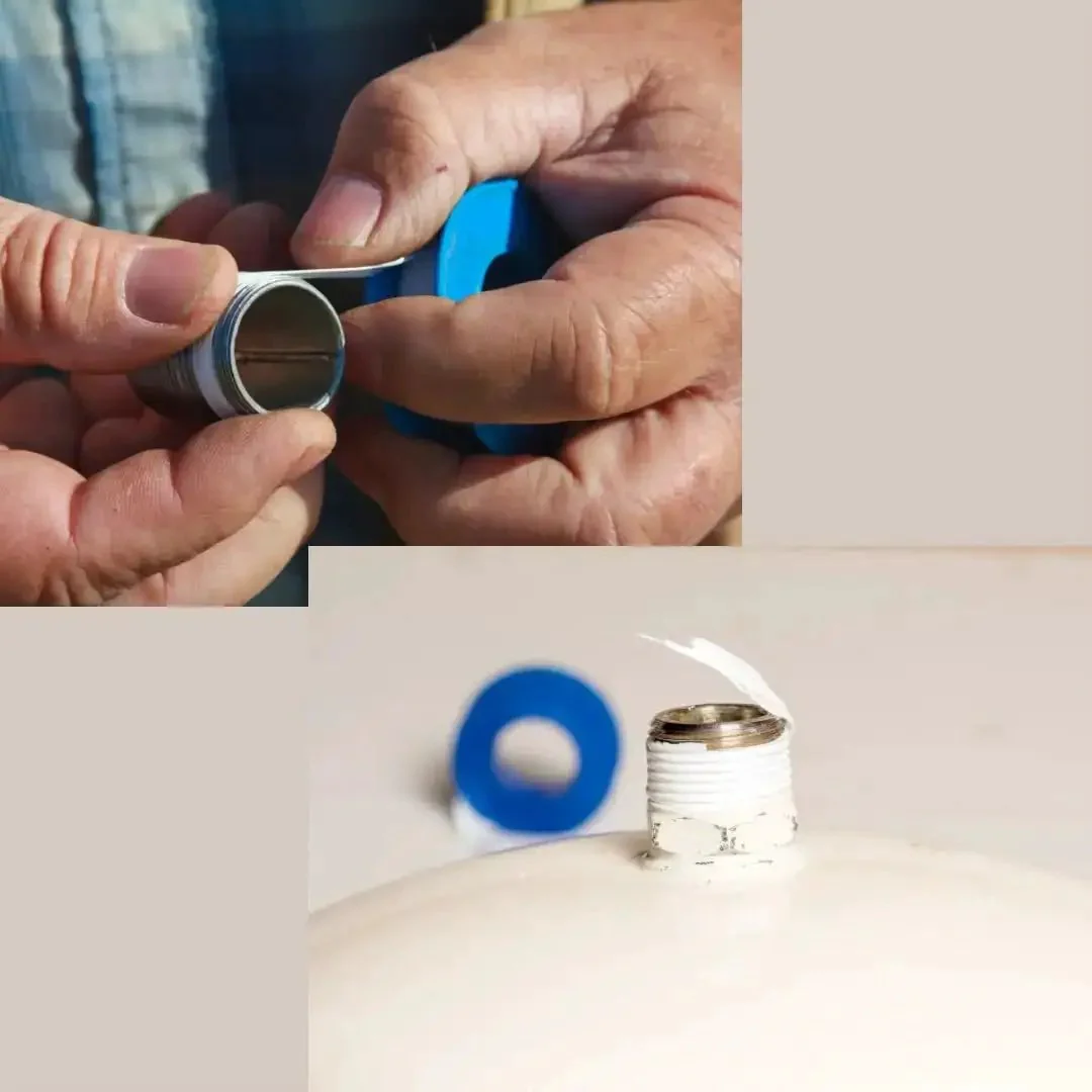 Three Quarter Inch PTFE Teflon Tape Pro Grade 520 Inches Long For Plumbers And Pipe Fittings, Leak Proof Thread Seal Tape For Air And Water Lines, Nonstick And Easy To Apply For DIY Projects - Image 4