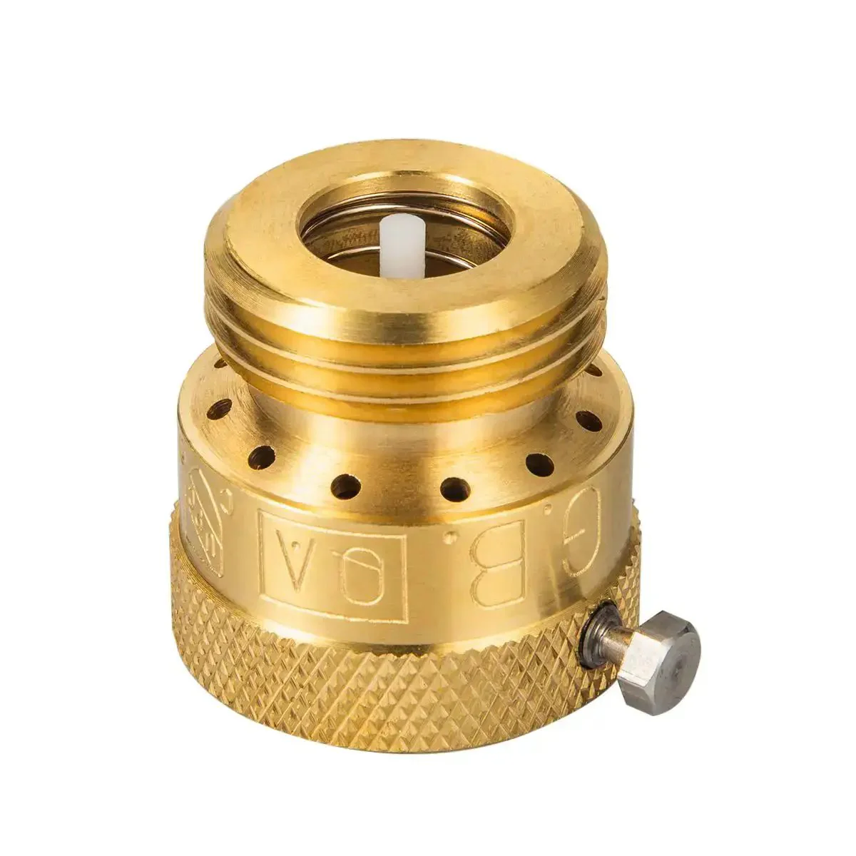 Three Quarter Inch Solid Brass Garden Hose Connection Vacuum Breaker Backflow Preventer Kit With Allen Wrench And Headless Hex Set Screws 3 Pack Includes Washers Tape - Image 2