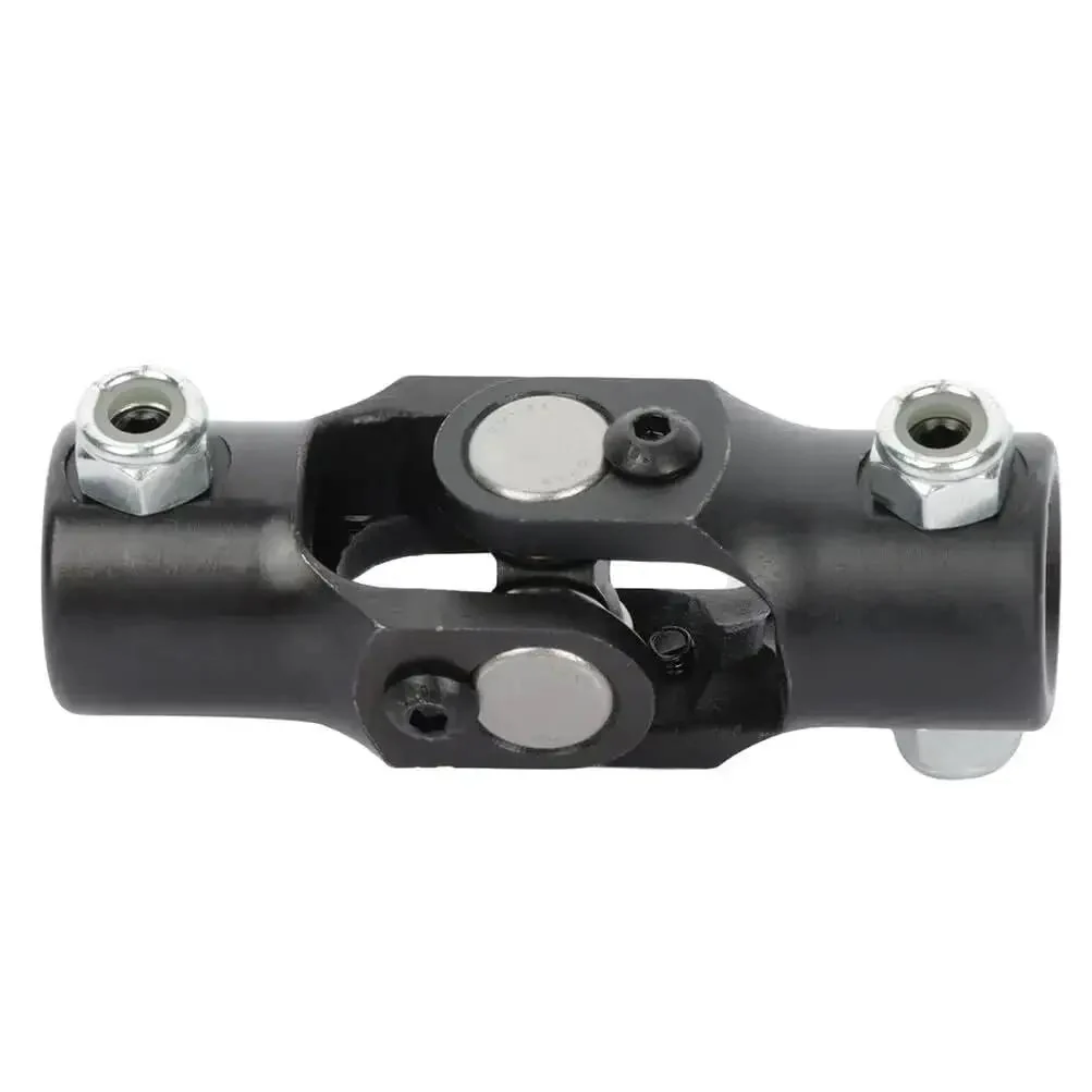 Three Quarter Inch Steering U Joint 36 Spline To Three Quarter Inch DD Black 96mm Beefed Up Heavy Duty Single Joint With Nickel Plated Solid Steel And Needle Roller Bearings 35 Degree Working Angle For Long Life And Smooth Steering - Image 3
