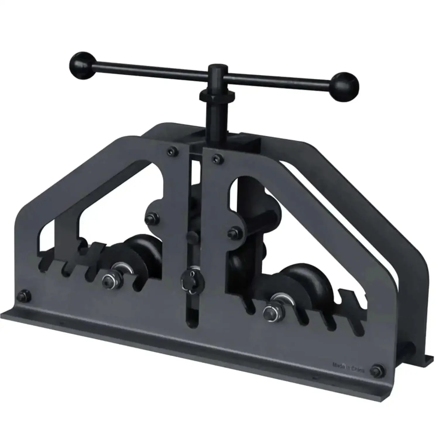 Three Roll Tube Roller Bender For 1.5 Inch Pipe And 2 Inch Tube With 20 Inch And 60 Inch Radii, Pro Grade Modular Roller System And Optional Dies Sold Separately, Ideal For Exhaust, Furniture, And HVAC Fabrication - Image 3