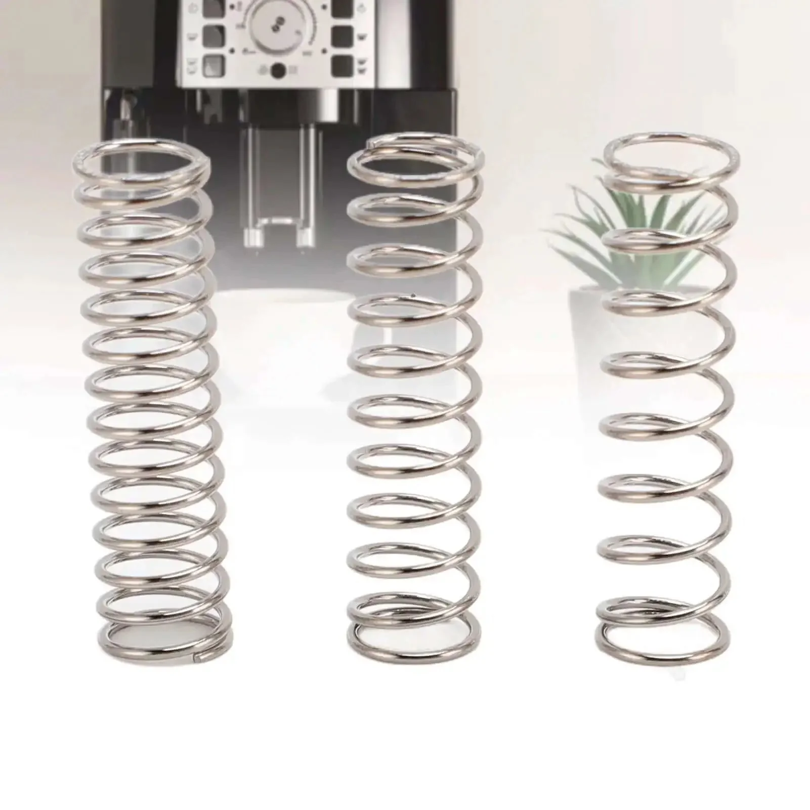 Three Stainless Steel Pressure Springs For Classic Espresso Machines 9 Bar 8 Bar Six Point Five Bar Replacement Kit Lower Pressure Faster Brew Time Easy Install Durable 304 Stainless Includes Three High Quality Springs - Image 6