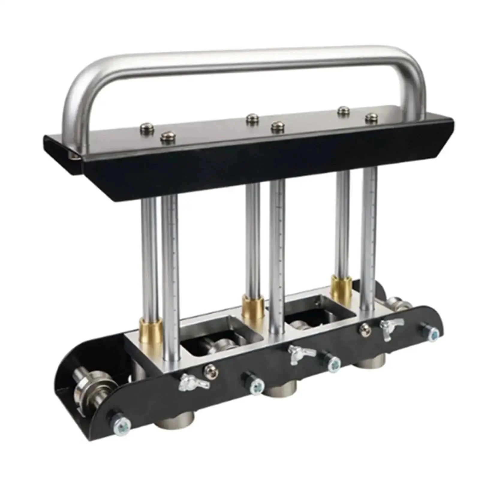 Three-Station Roller Bender For Sheet Metal 0.3-1.0 mm Folding 13-130 mm Bends 90 Degree Angle Standing Seam Roofing Tool Beefy Heavy Duty Metal Roller For Making One Half Inch To Five Inches Bends - Image 3