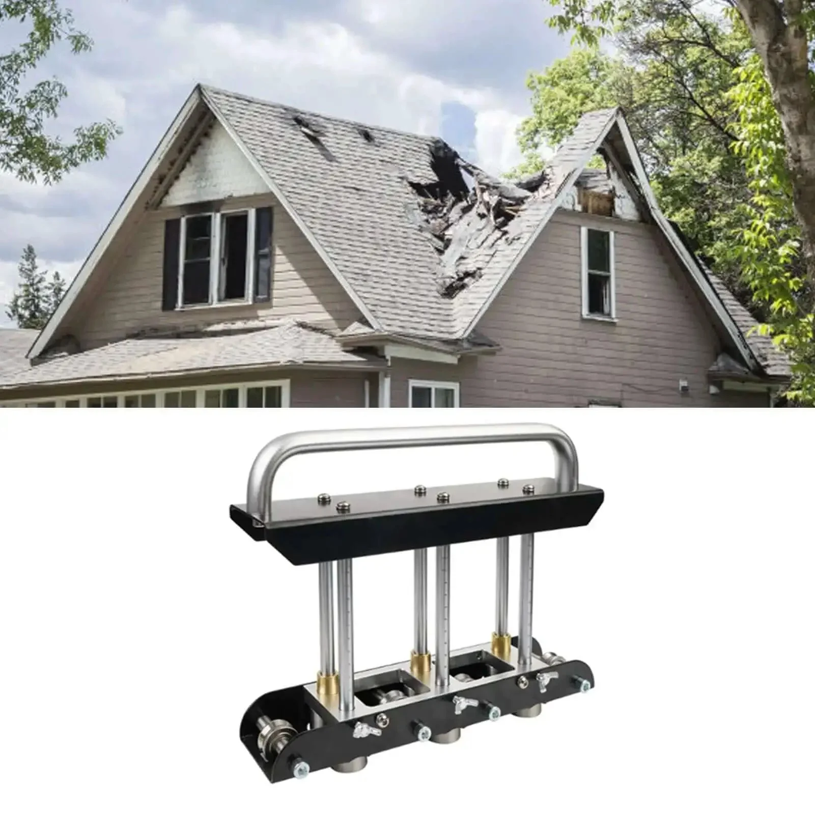 Three-Station Roller Bender For Sheet Metal 0.3-1.0 mm Folding 13-130 mm Bends 90 Degree Angle Standing Seam Roofing Tool Beefy Heavy Duty Metal Roller For Making One Half Inch To Five Inches Bends - Image 4