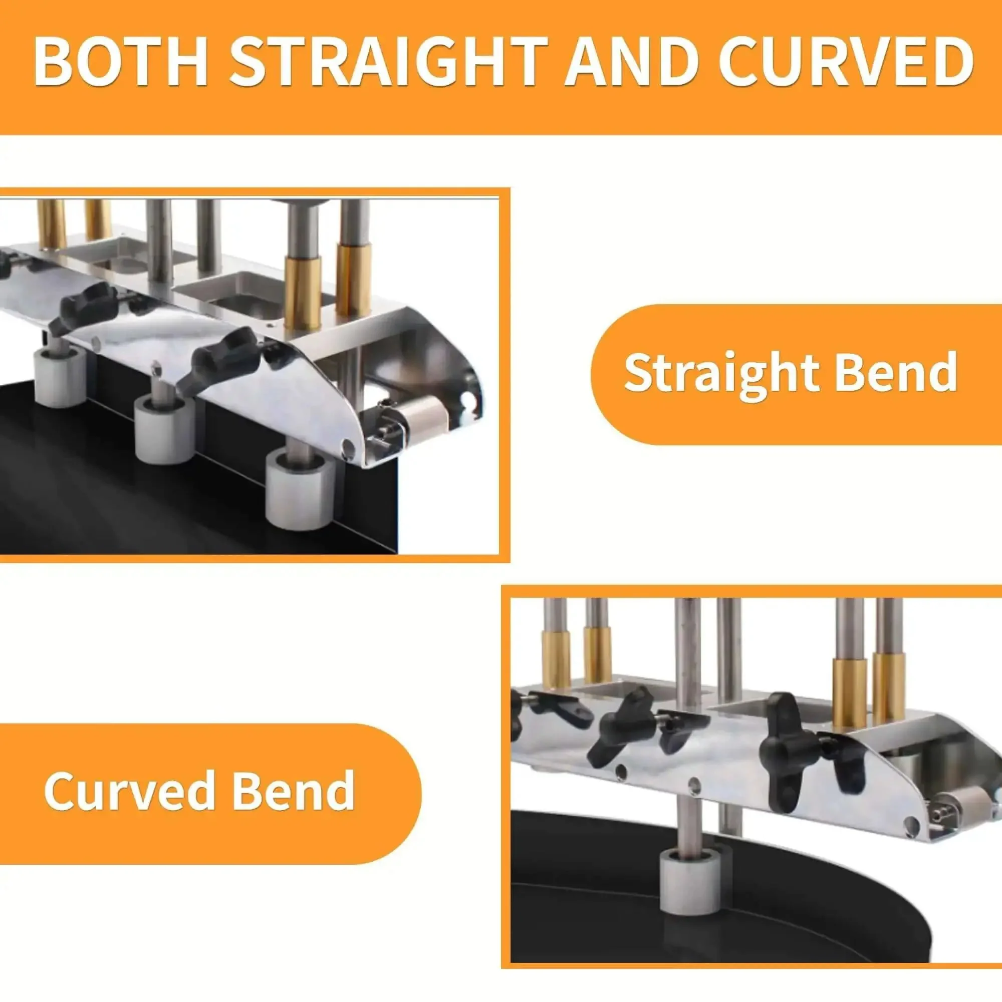 Three Station Sheet Metal Bender For 0 To 90 Degree Bends, Roller Bender Tool For Metal Roofing Panels, Works With 0.3-1.0 mm Sheets, 13-130 mm Bend Range, High Efficiency Heavy Duty Pro Grade - Image 5