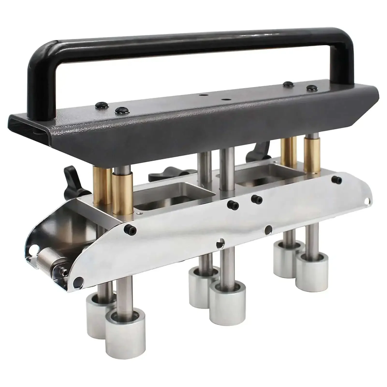 Three Station Sheet Metal Bender Roller For 0 To 90 Degree Bends, Works With 0.3-1.0mm Steel And Aluminum, 13-130mm Bending Height, Metal Roofing And Fabrication Tool For Straight Or Curved Bends, Durable DIY Metalworking Equipment - Image 9