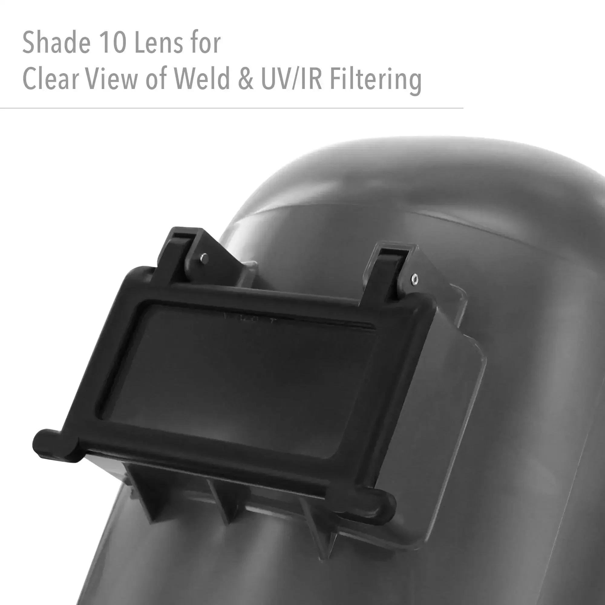 Tigerhood Classic Thermoplastic Welding Helmet With Speedy Loop Hard Hat Mount Gray Medium Built Tough For Weld Pros, Heat Resistant Noryl Shell Deflects Sparks And Spatter, Meets ANSI Z87.1 And CSA Z94.3 - Image 6