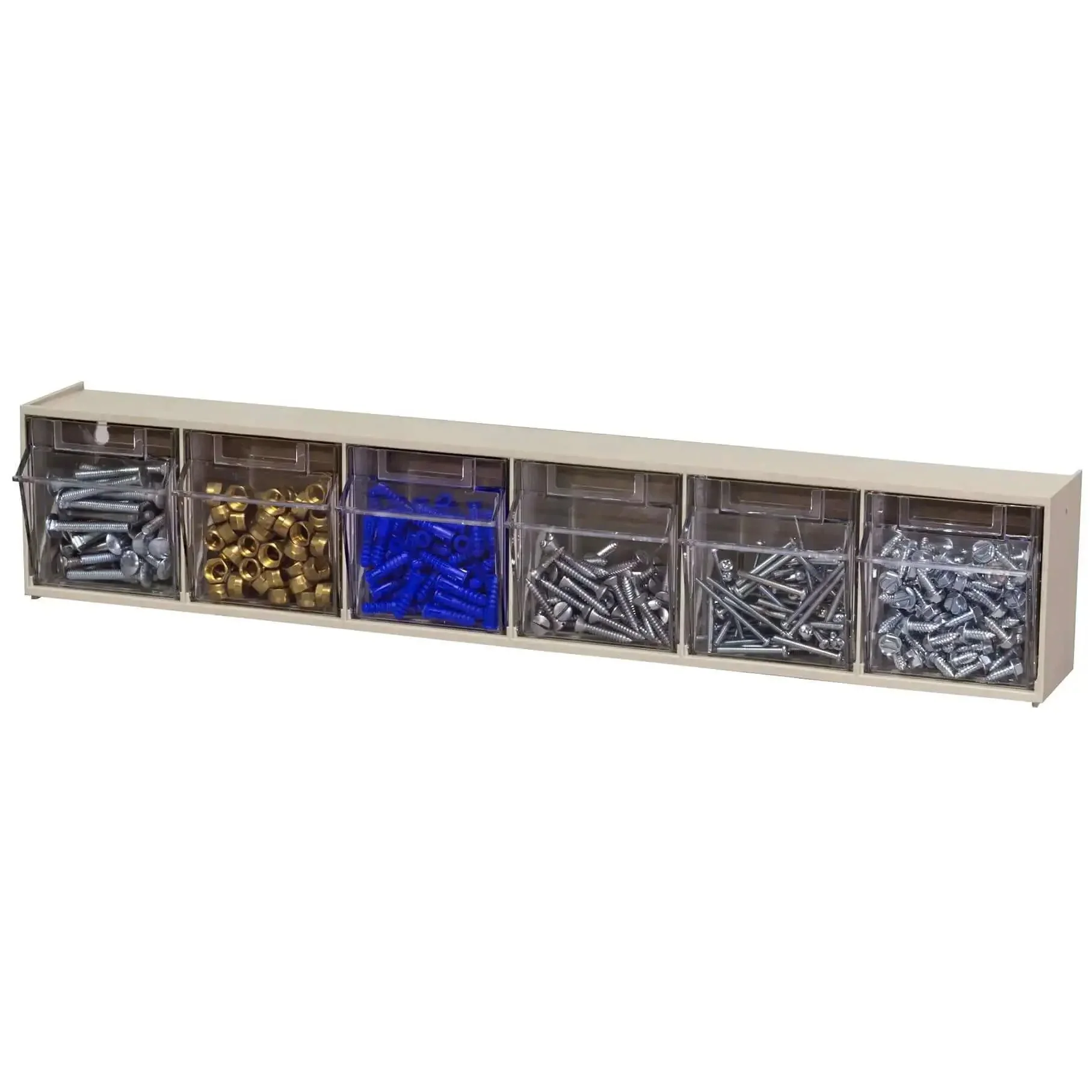 TiltView Plastic Storage Cabinet With Tilt Out Bins A Versatile Organizer For Home Office School And Workshop Use As A Makeup Organizer Hardware Box Medical Supply Organizer And Teacher Toolbox - Image 3