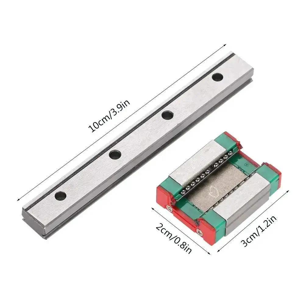 Tiny But Mighty Linear Rail Kit With Mini Bearing Block For Small Equipment And Precision Measuring Machines, Lightweight Yet Solid, Smooth Glide For Auto Setups, High Accuracy 100mm Length And Other Length Options - Image 4