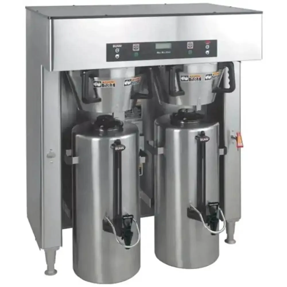 Titan Dual Brewer Coffee Maker With Stainless Steel Construction Delivers 34.3 Gallons Per Hour For Busy Coffee Shops Featuring 120 208 Volts 60 Hz 3 Phase Power