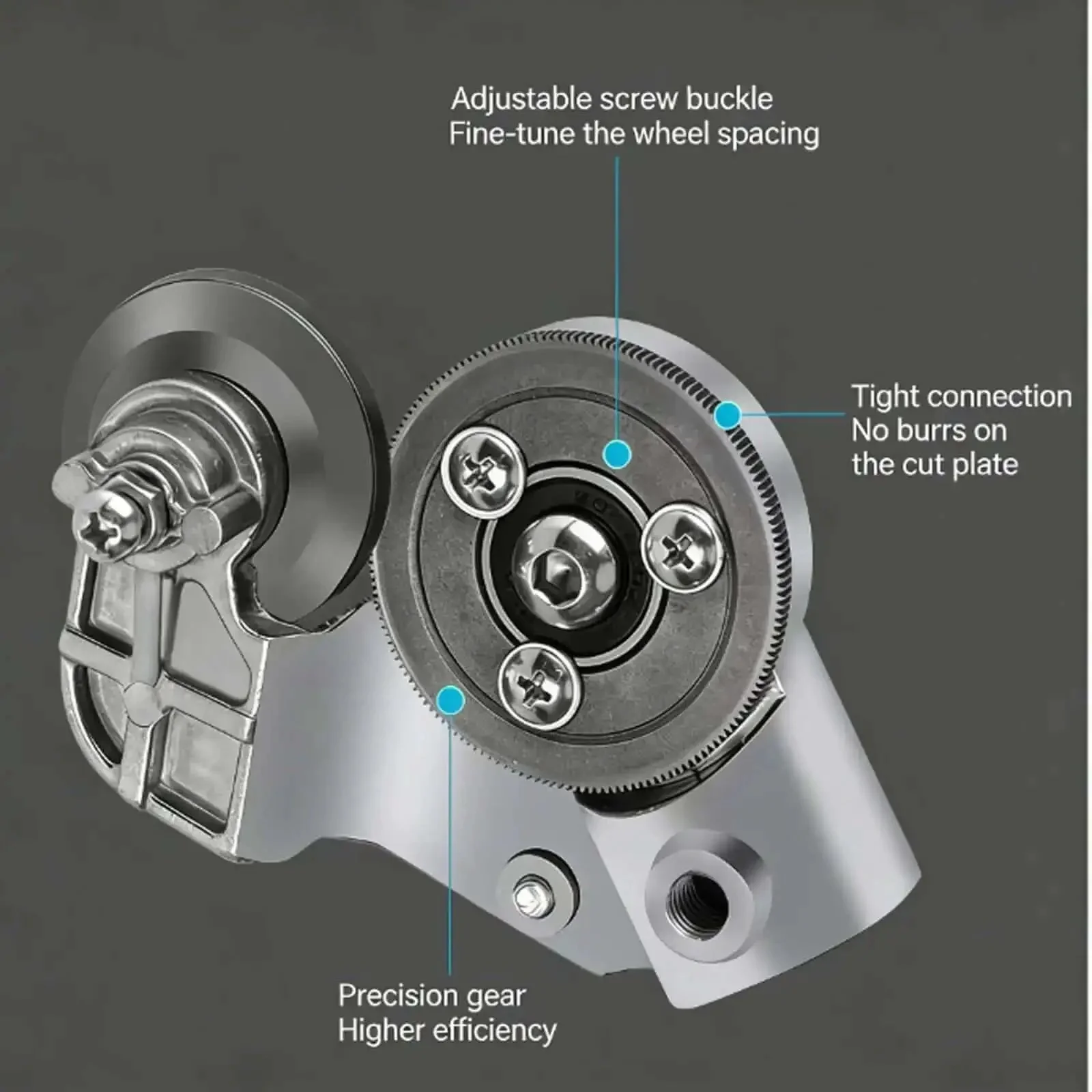 Titanium Drill Nibbler Attachment For Beast Mode Fast Sheet Metal Cutting And Vinyl Slitting Multi Metal Cutter Drill Attachment For Iron Steel Aluminum Copper And More - Image 2
