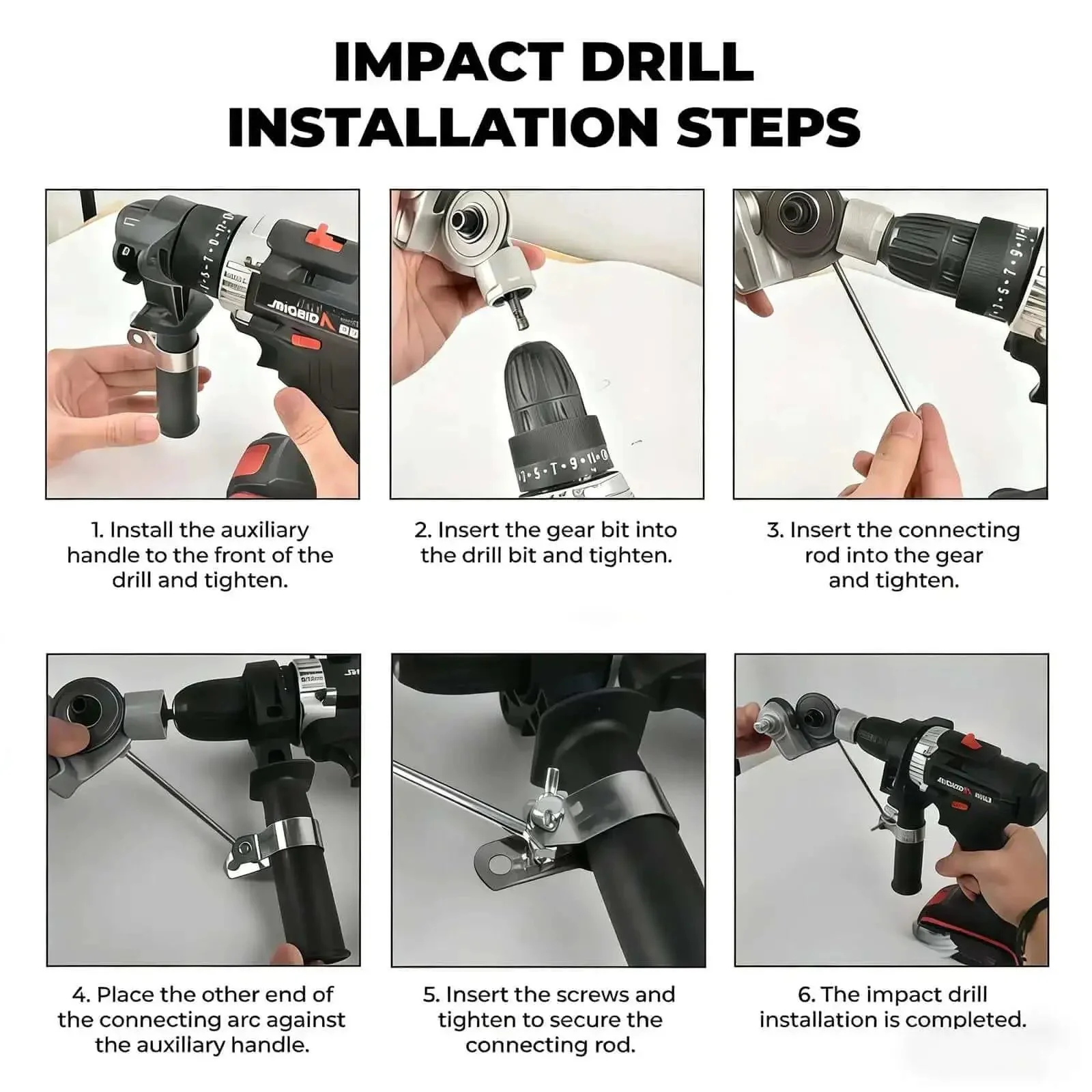 Titanium Drill Nibbler Attachment For Electric Drills Turn Any Drill Into A Fast Sheet Metal Cutter Slitter For Iron, Steel, Aluminum, Copper And Vinyl With Burr Free Precision - Image 3