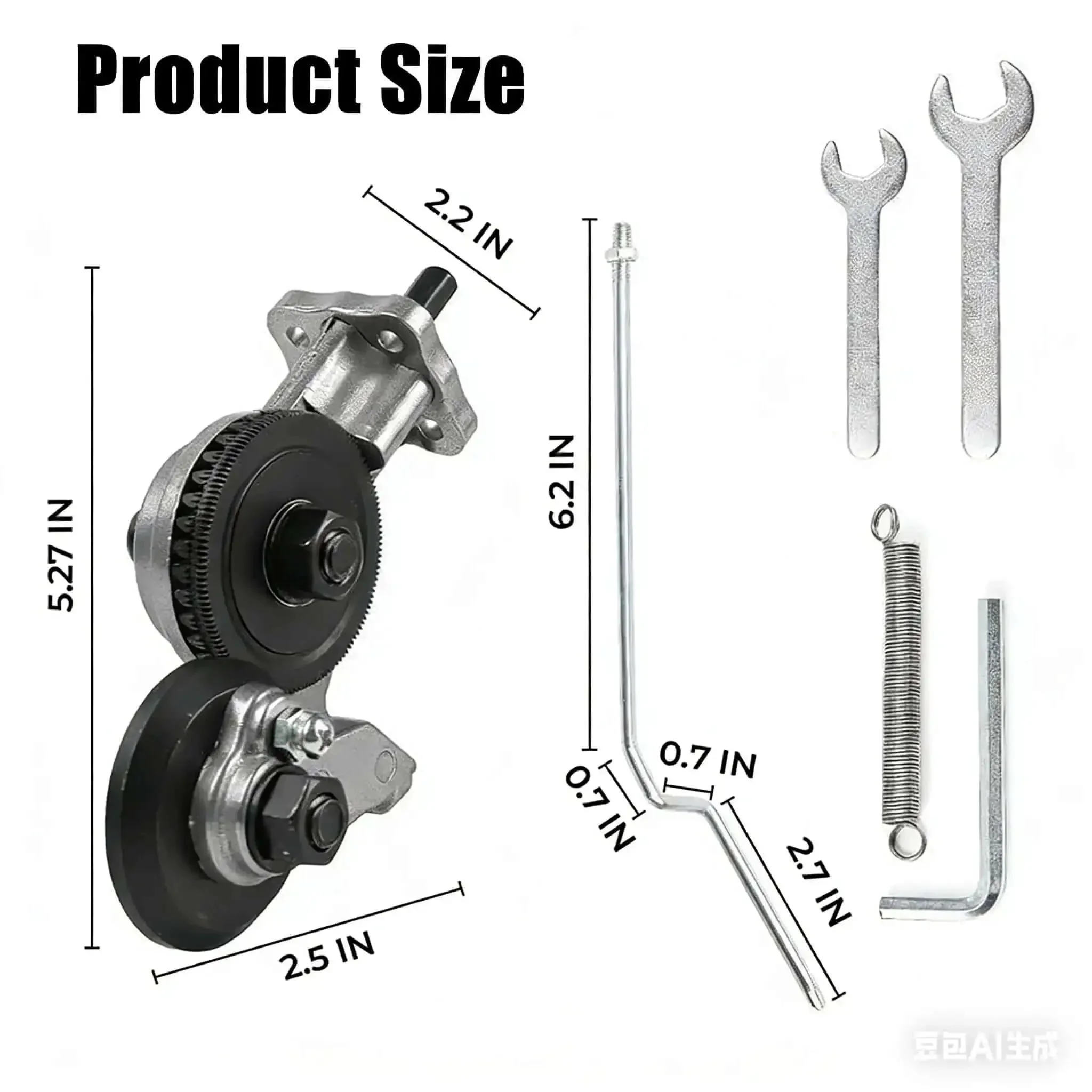 Titanium Drill Nibbler Sheet Metal Cutting Tool Kit For Electric Drills Plate Cutter Attachment With Adapter For Aluminum Steel Copper Iron Complete 3 Piece Wrench Set For Quick Clean Cuts And Precise Metal Work - Image 2