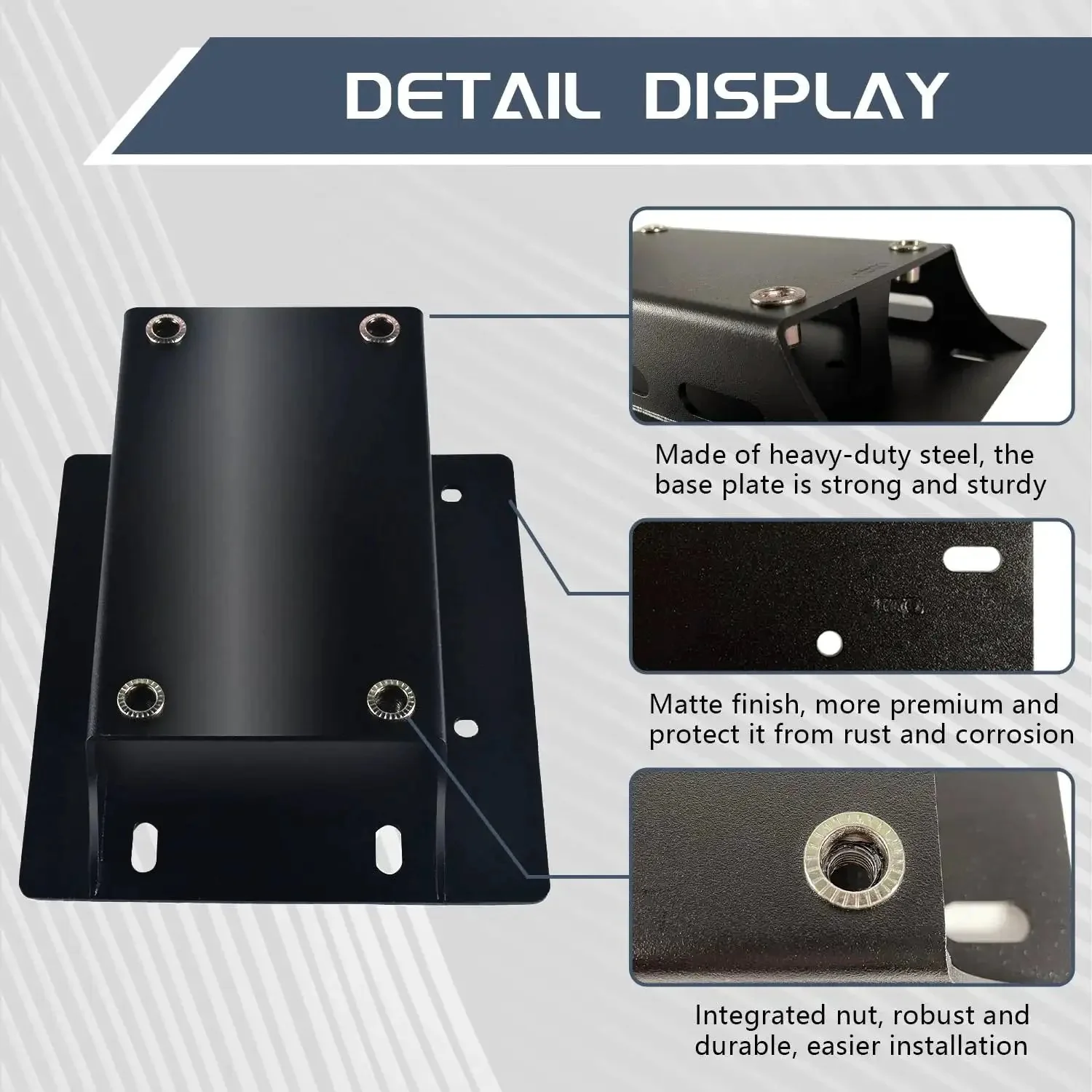 Torque Converter Motor Riser Plate For Coleman Mini Bikes With 196cc And 212cc Engines Adds One And Three Quarter Inch Lift For Extra Ground Clearance Fits CT200U BT200X And CT200U EX Mini Bikes For Off Road Ready Adventures - Image 4