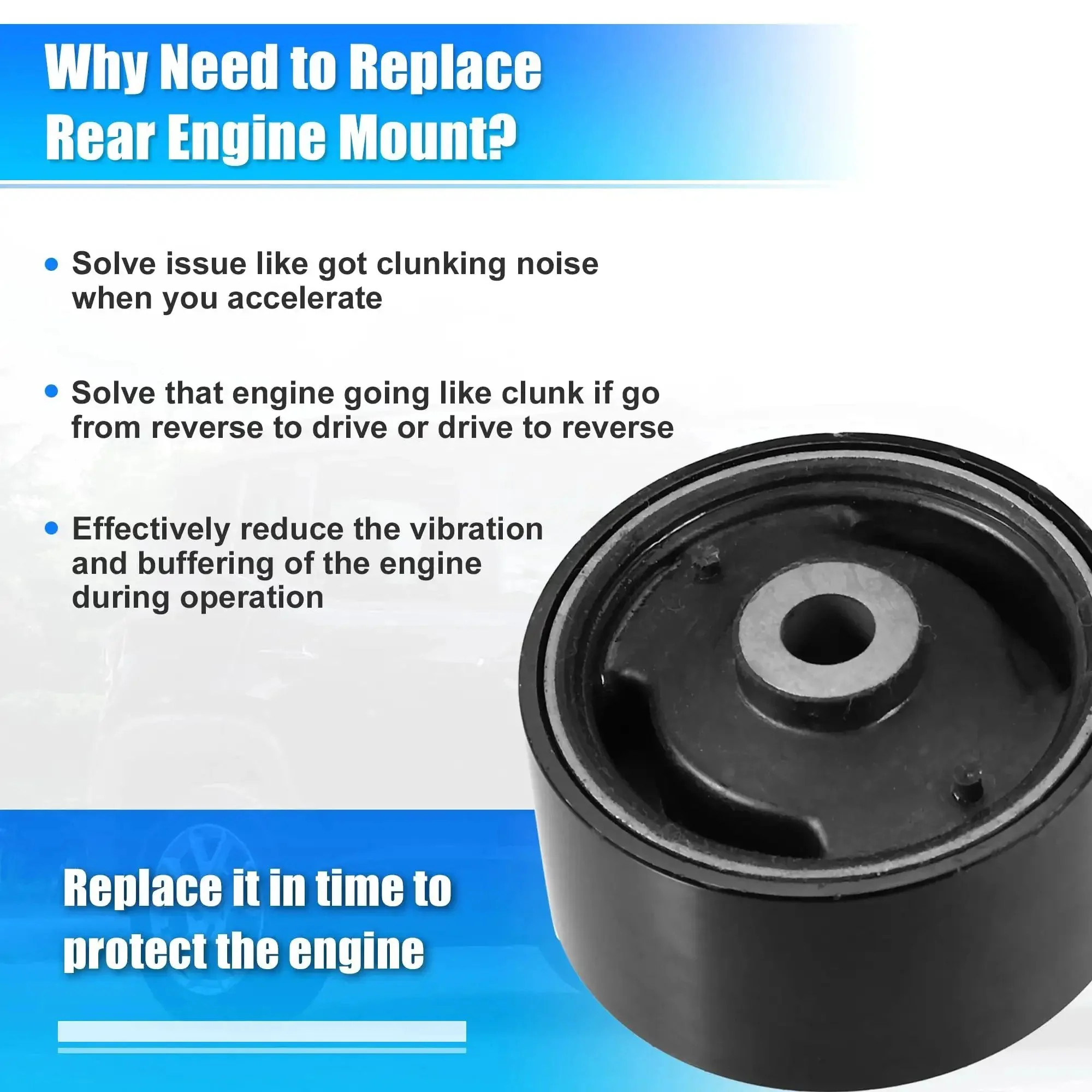 Torque Strut Front Engine Mount Replacement For Toyota Camry 2.2L 1997 2001 And Solara 2.2L 1999 2001 Fix That Clunk When You Punch The Gas Or Shift Gears 12363 74130 - Image 3