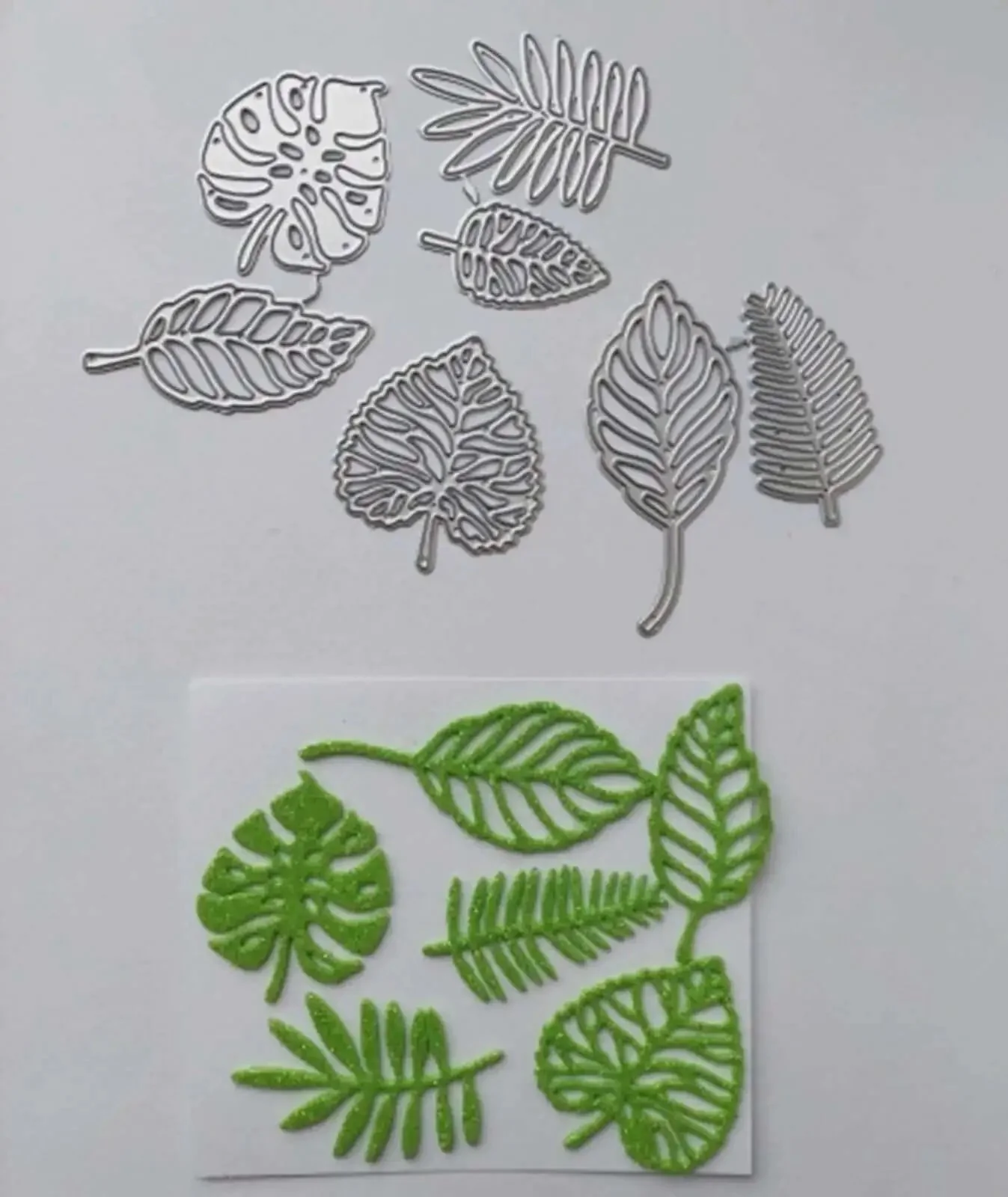Totally Seven Piece Leaf Die Cut Set For Scrapbooking And Card Making, Great For DIY Embossing And Stencils, Plant And Flower Leaf Shapes For Gift Tags, Cards, And Creative Paper Crafts - Image 5