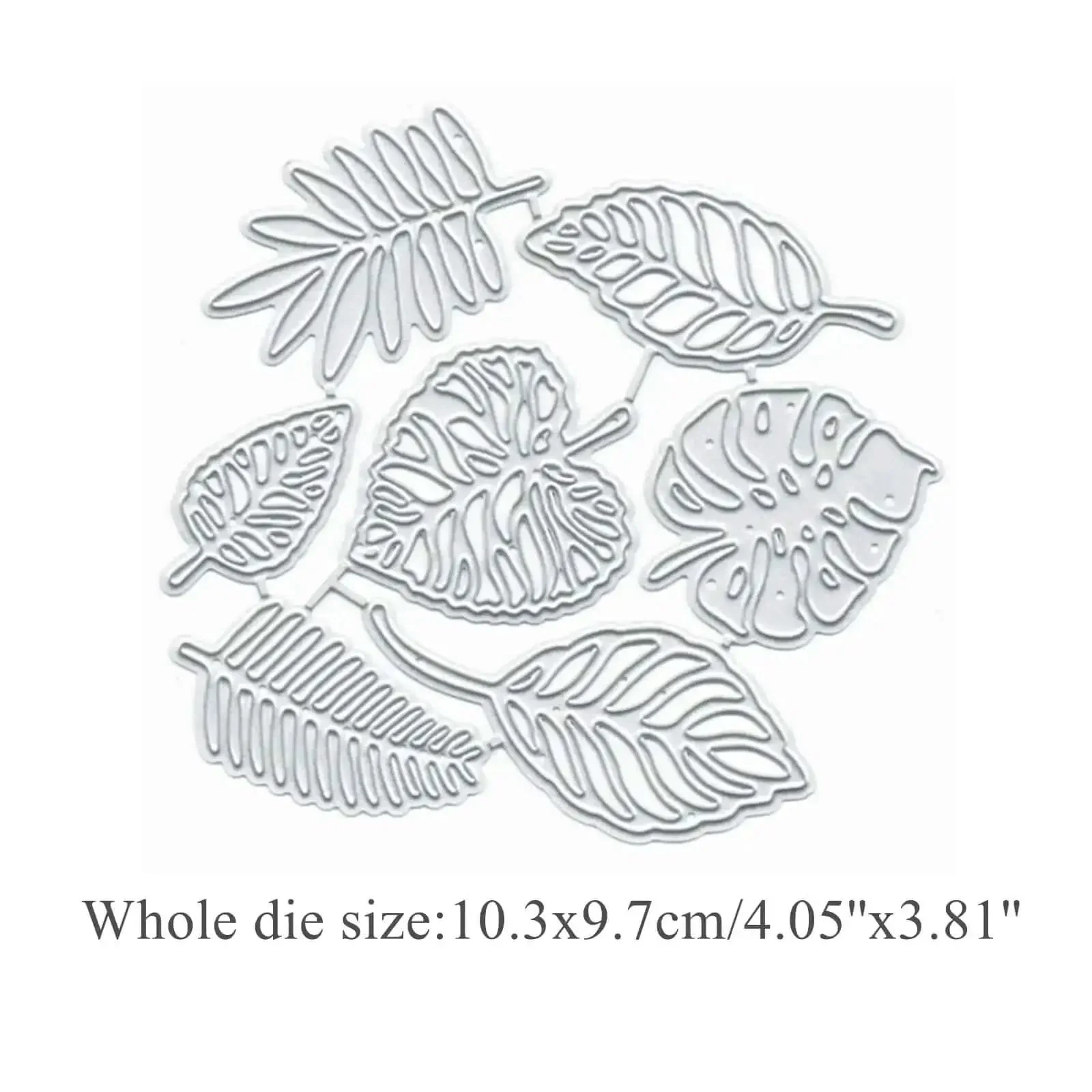 Totally Seven Piece Leaf Die Cut Set For Scrapbooking And Card Making, Great For DIY Embossing And Stencils, Plant And Flower Leaf Shapes For Gift Tags, Cards, And Creative Paper Crafts - Image 8