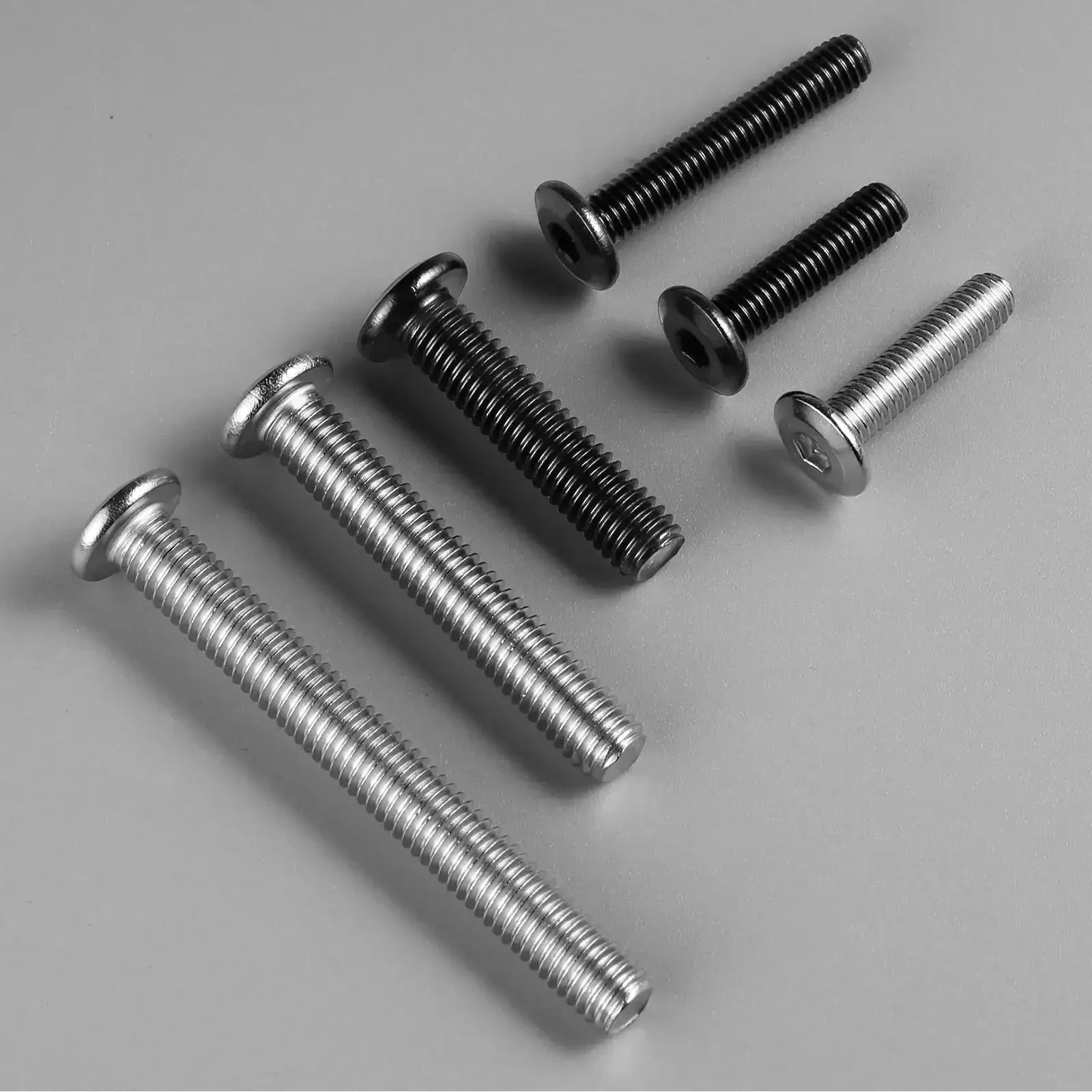 Tough As Nails M6 1.0 x 30mm Flat Head Hex Socket Cap Screws Bolts Set Of 10 304 Stainless Steel Black Zinc Plated Full Thread Includes Hex Spanner Built To Last For Projects And Repairs - Image 2