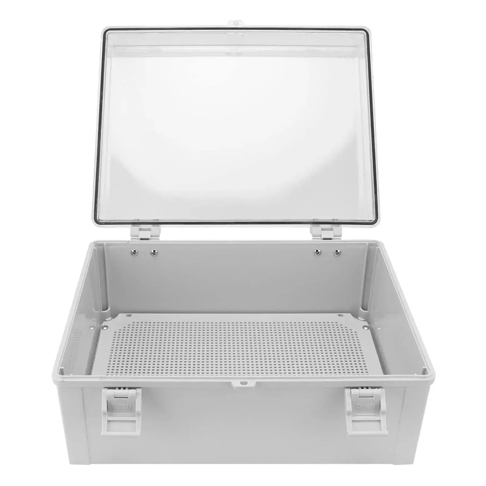 Tough As Nails Outdoor Junction Box With Transparent Cover And Buckle IP66 Weatherproof ABS Enclosure For Lighting Solar Panels Irrigation Controls And Other Outdoor Electrical Installations - Image 7