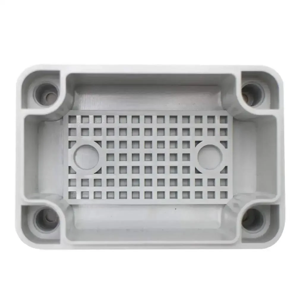 Tough As Nails Outdoor Weatherproof Electrical Box Grey IP67 ABS Plastic Case 3.74 X 2.56 X 2.17 Inches With 2 NPT 0.25 Inch Glands Dustproof Waterproof Junction Box For Outdoor Projects - Image 5