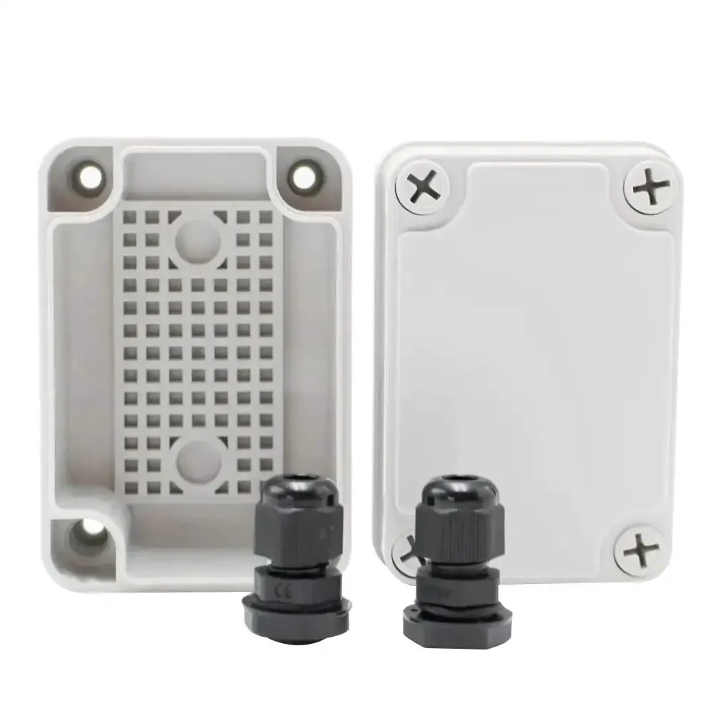 Tough As Nails Outdoor Weatherproof Electrical Box Grey IP67 ABS Plastic Case 3.74 X 2.56 X 2.17 Inches With 2 NPT 0.25 Inch Glands Dustproof Waterproof Junction Box For Outdoor Projects - Image 6