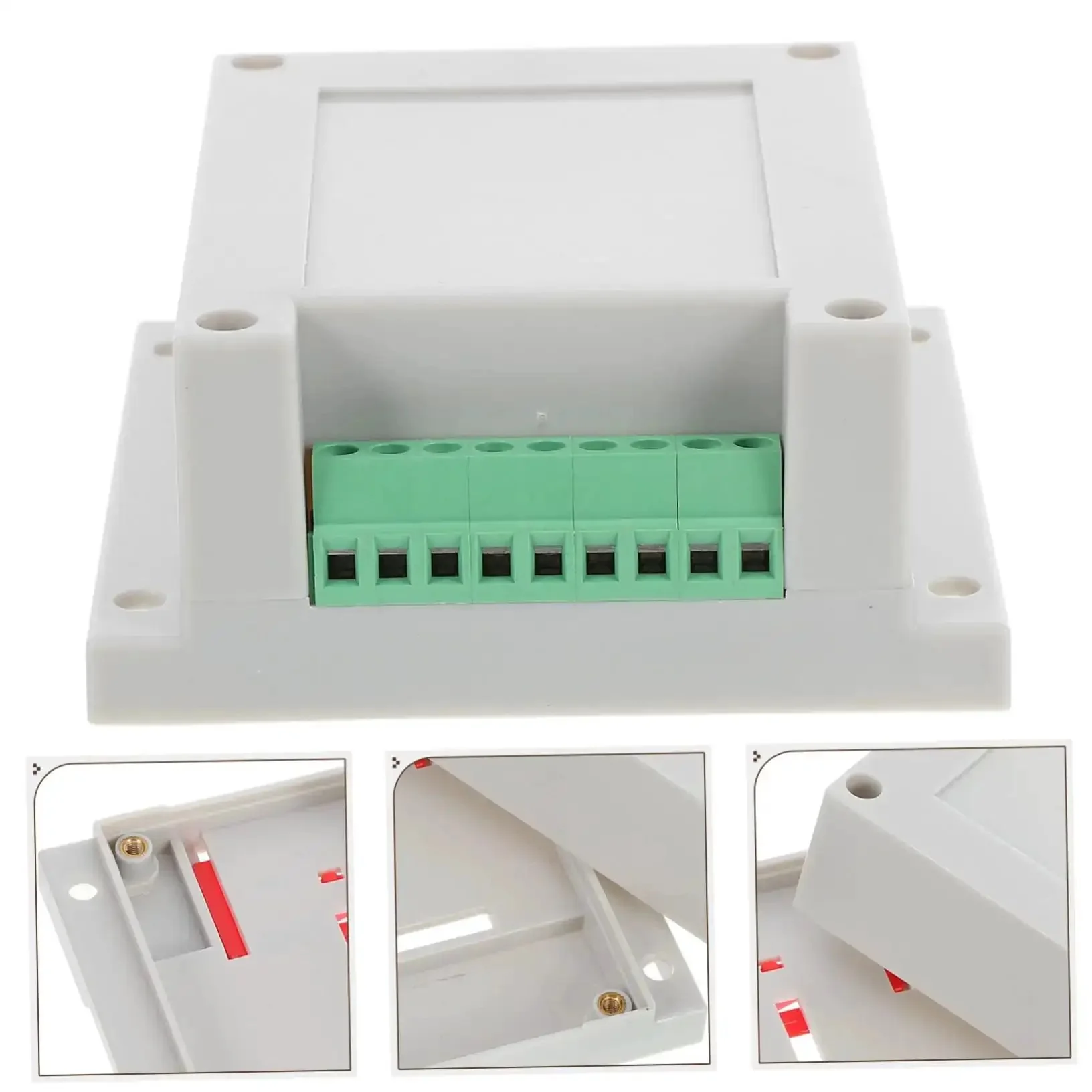 Tough Yet Compact Weatherproof Junction Box For Industrial Use With Easy Install ABS Plastic Power Supply Enclosure Space Saving Design For Control Cabinets And Panels Outdoor Electrical Box - Image 2
