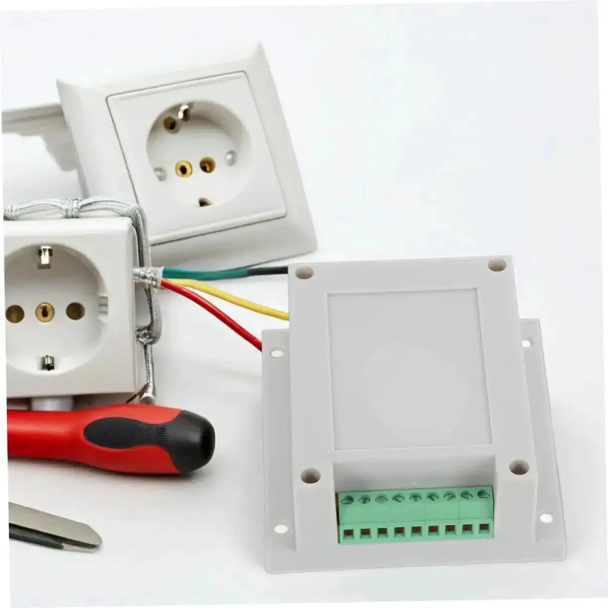 Tough Yet Compact Weatherproof Junction Box For Industrial Use With Easy Install ABS Plastic Power Supply Enclosure Space Saving Design For Control Cabinets And Panels Outdoor Electrical Box - Image 4