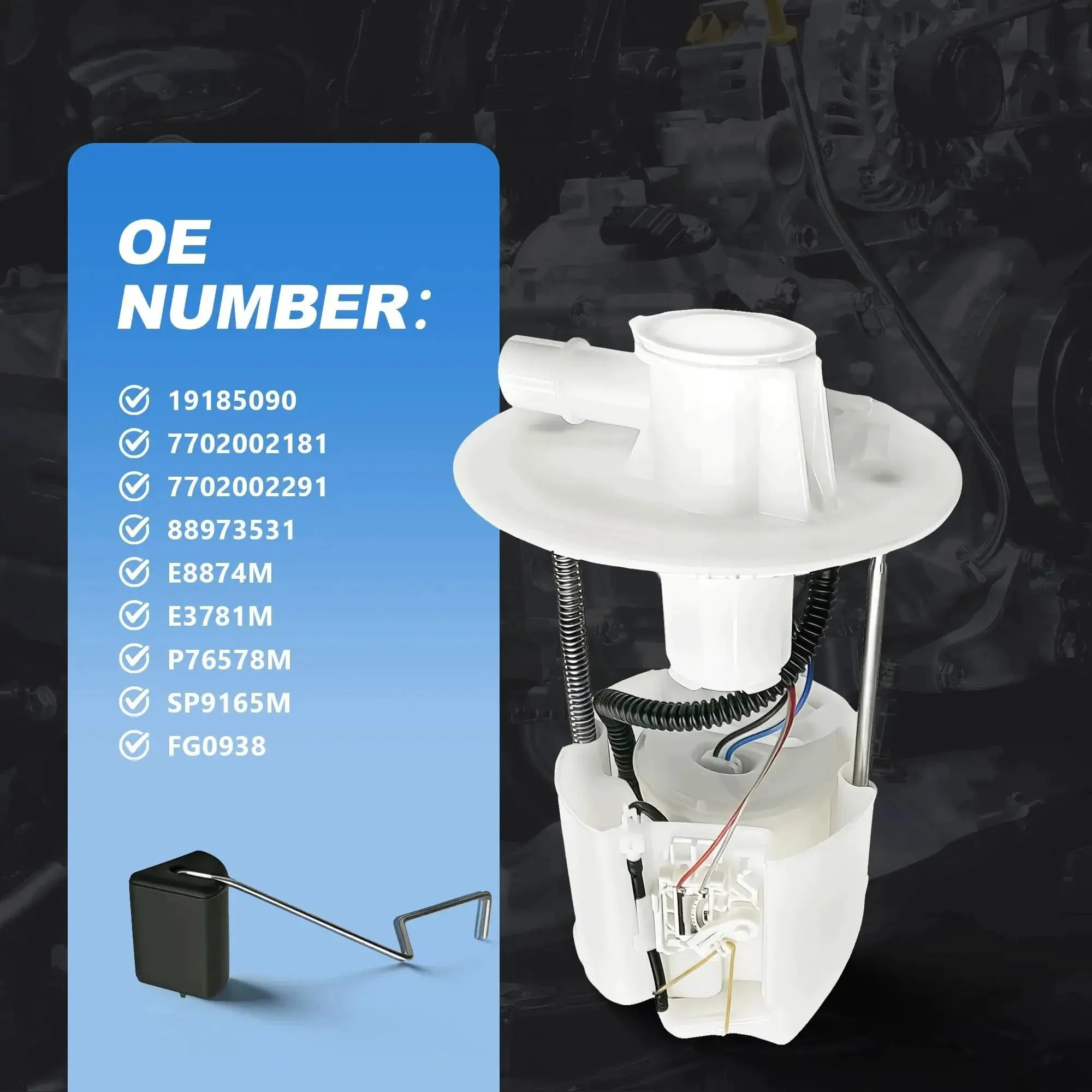 Toyota Fuel Pump Module Assembly For 2005 2006 2007 2008 Corolla And Matrix 1.8L In Tank No Hassle Drop In Fuel Pump Replacement E8874M E3781M Top Notch OE Style Unit With Accurate Fit And Quick Install - Image 7
