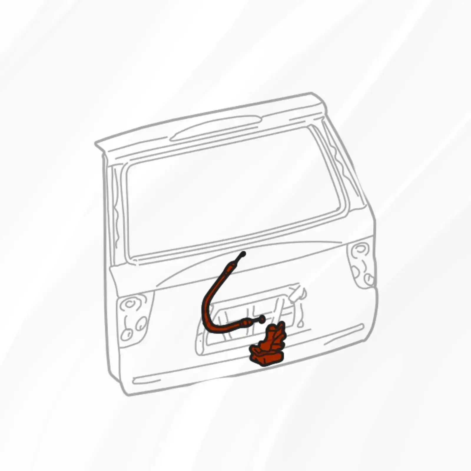 Toyota Sequoia Rear Trunk Lock Actuator Replacement For 2001 To 2007 SUV Tailgate Latch 931861 693010C010 OE Style Drop In Fit Easy Install Durable Trunk Hatch Lock Mechanism - Image 3