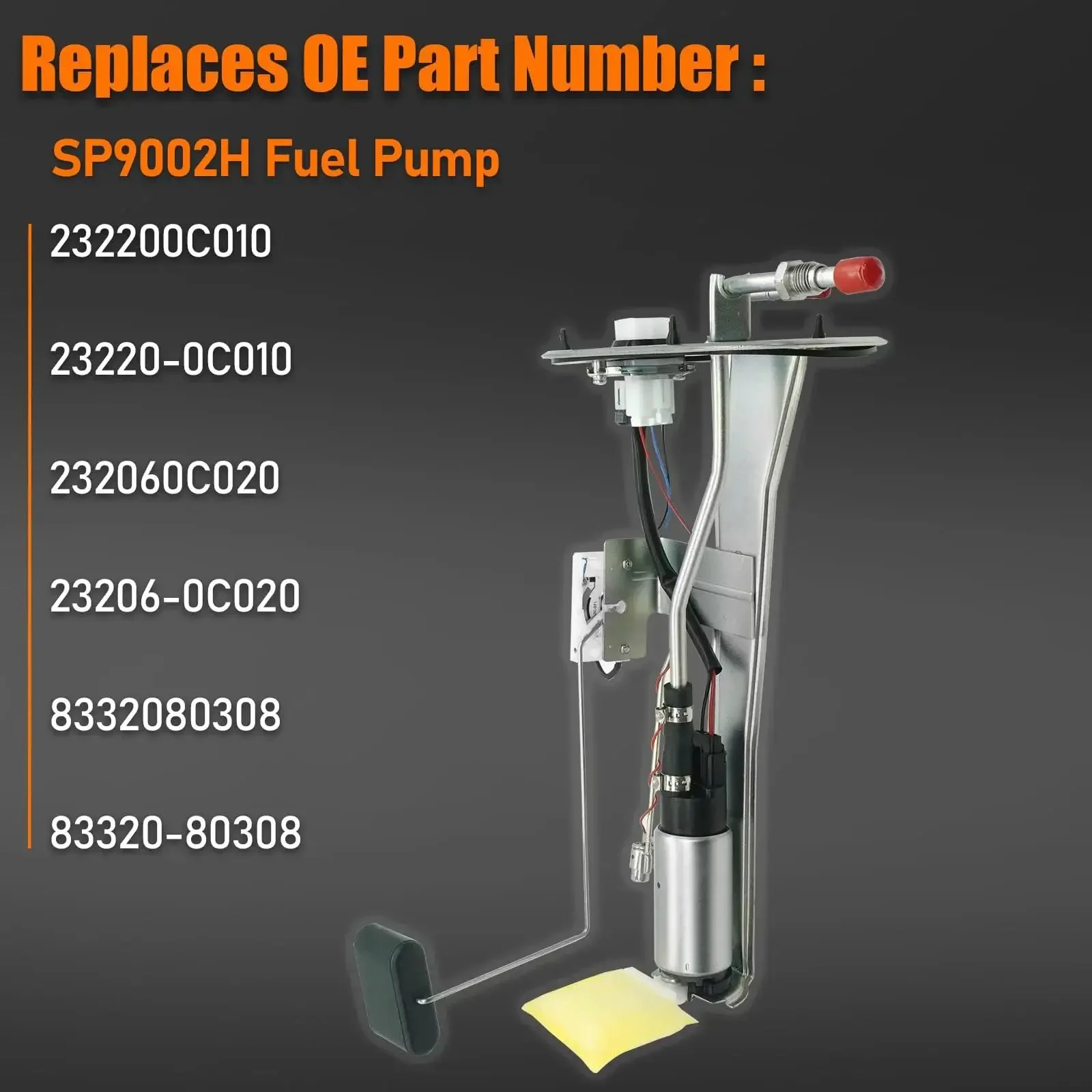 Toyota Tacoma Fuel Pump Assembly With Sending Unit SP9002H For 1995 Through 2000 2.4L 2.7L 3.4L V6 4WD Fits SR5 DLX PreRunner Base And Limited Plug In Ready Beefed Up Durable Fuel System Upgrade - Image 5