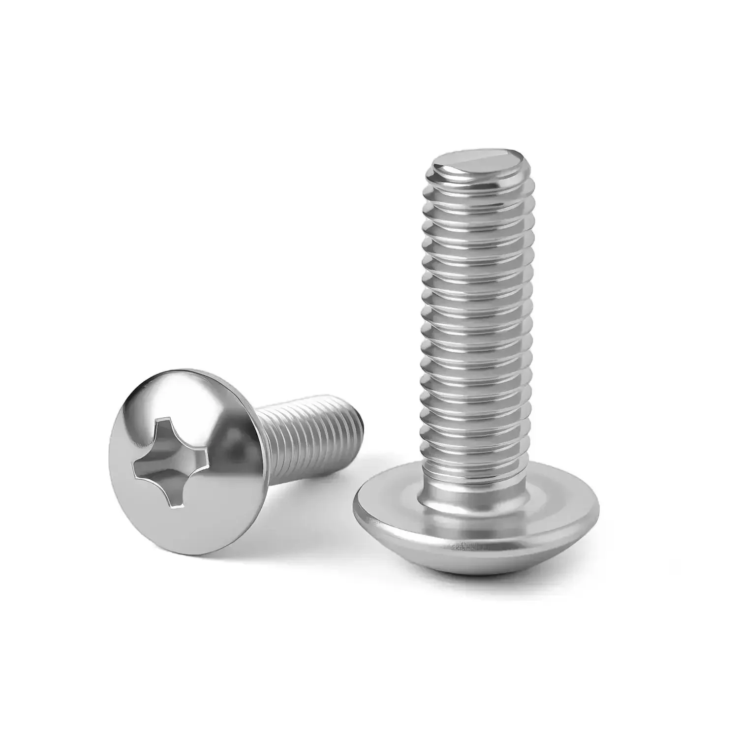 Truss Head Phillips Drive Machine Screws M4 X 10mm 50 Pack Fully Threaded Metric Bolts 304 Stainless Steel 18 8 Bright Finish Built To Last And Rust Resistant For Home Workshop Projects