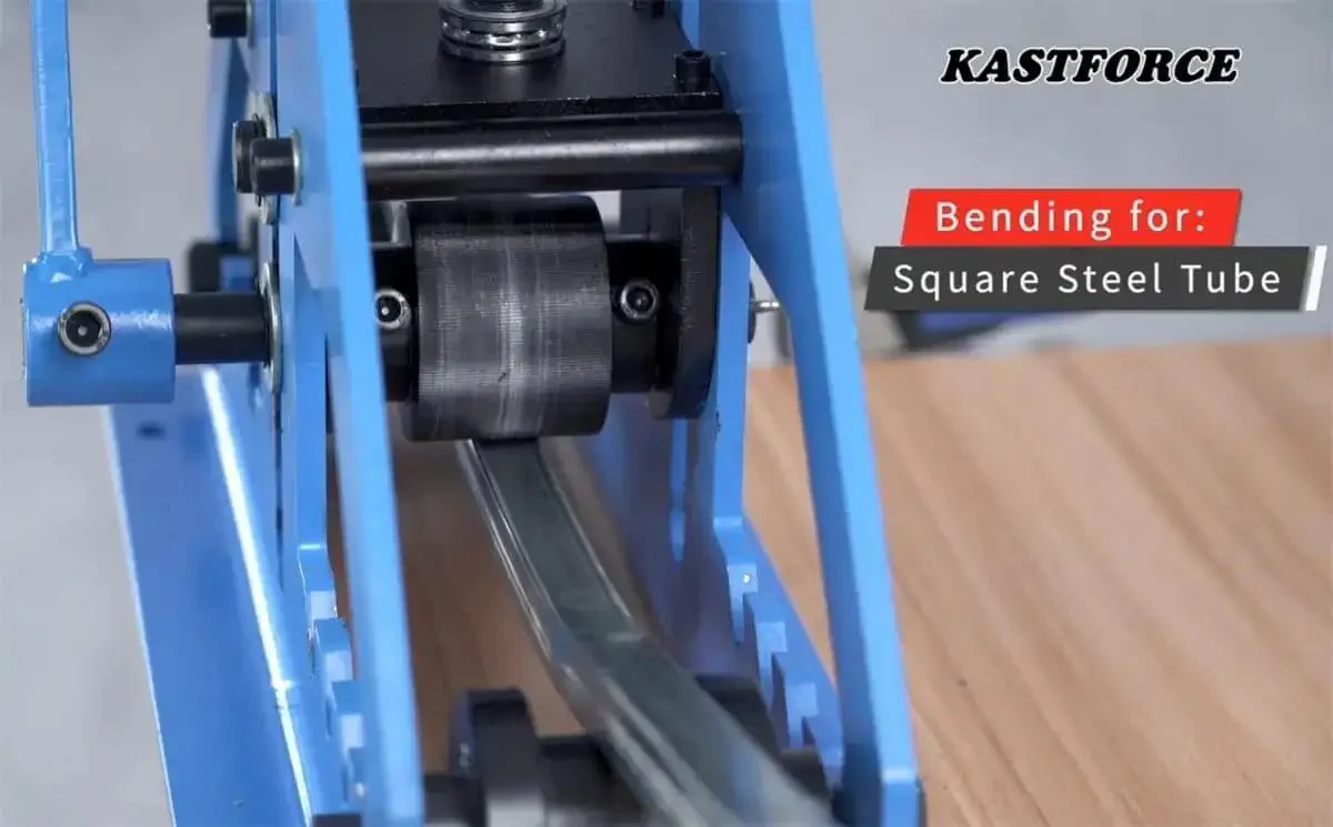 Tube Roller Bender Beast With 6 Interchangeable Dies For Round And Square Tubes, Handy Pipe Rolling Machine With 3 Round Dies Up To 1.5 Inch And 3 Square Dies Up To 1.6 Inch, DIY Fabrication Pro - Image 2