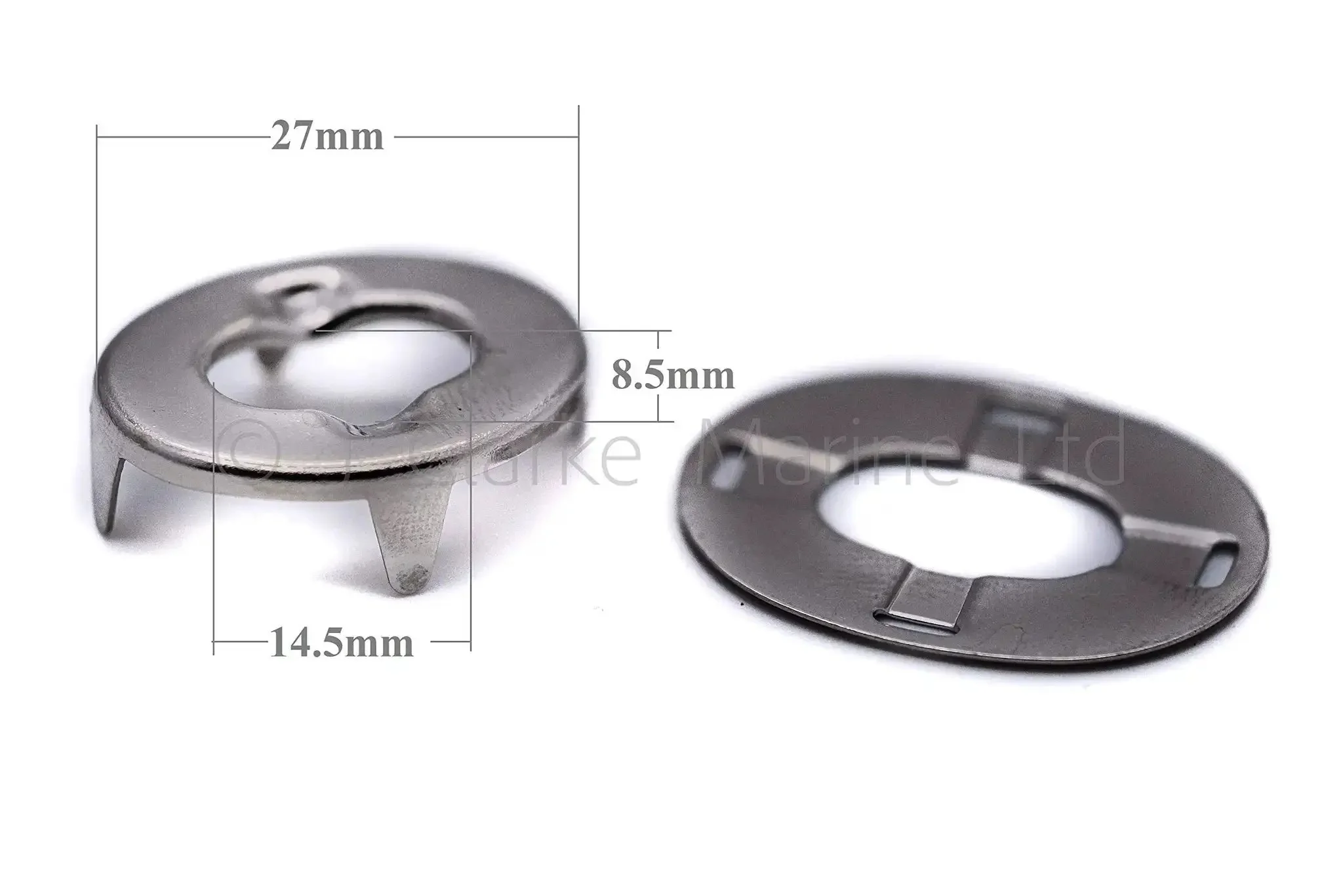 Turnbutton Fastener Cloth To Cloth Kit For Boat Canopy Canvas Covers With Eyelets Washers Studs Backing Plates Clinch Plates And Prongs Durable Marine Grade Hardware For Easy Seamless Canopy Install - Image 8