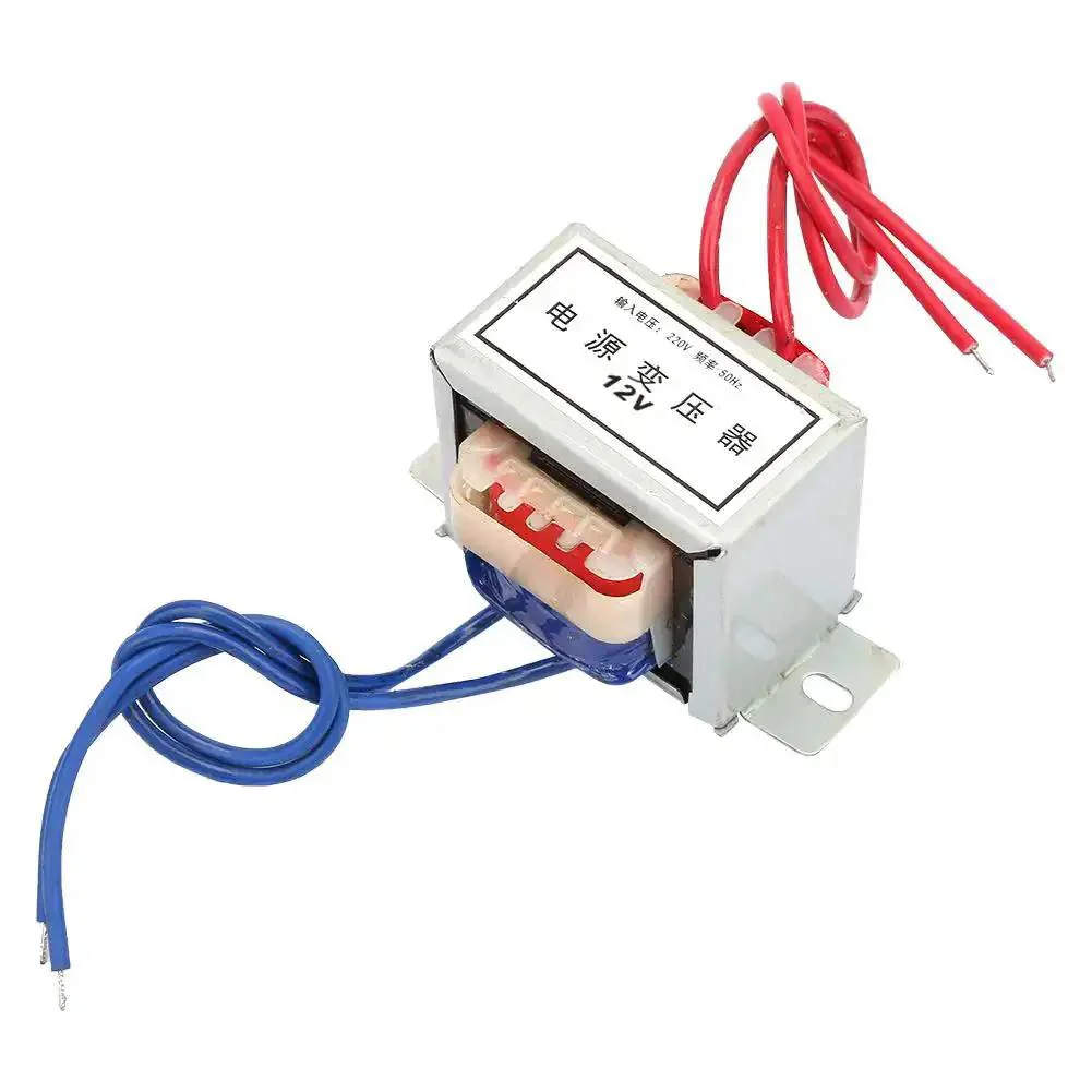 Twelve Volt Output Power Transformer For Electronics And DIY Projects Built Tough High Temperature Resistant Reliable Low Voltage Power Supply For Stable Voltage Delivery