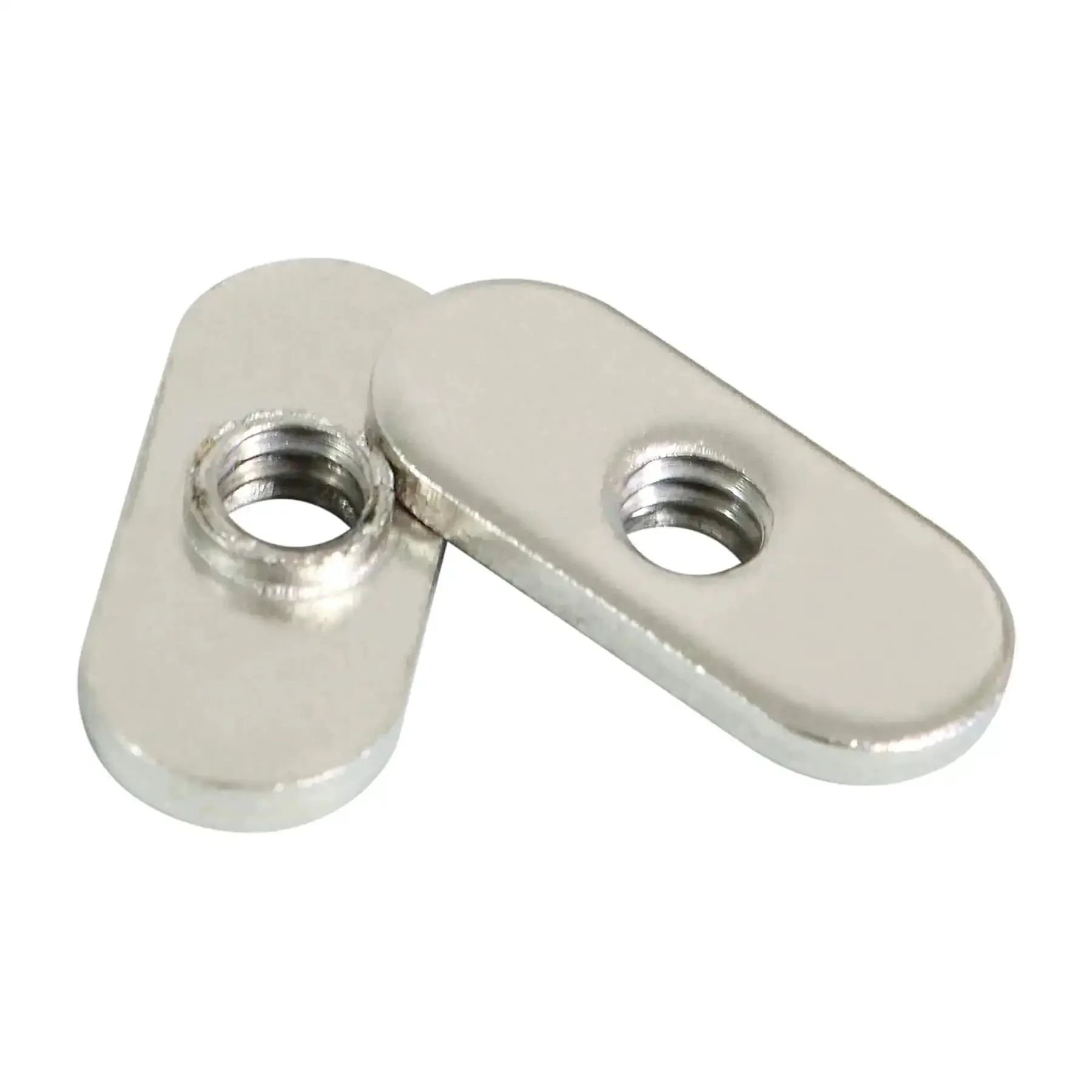 Twenty Pack One Quarter Inch Twenty Centered Hole Sliding T Nuts For 10 Series T Track Extrusions Aluminum Extrusion Profile Rail Fasteners Carbon Steel With Nickel Plating Rust Resistant Durable - Image 6