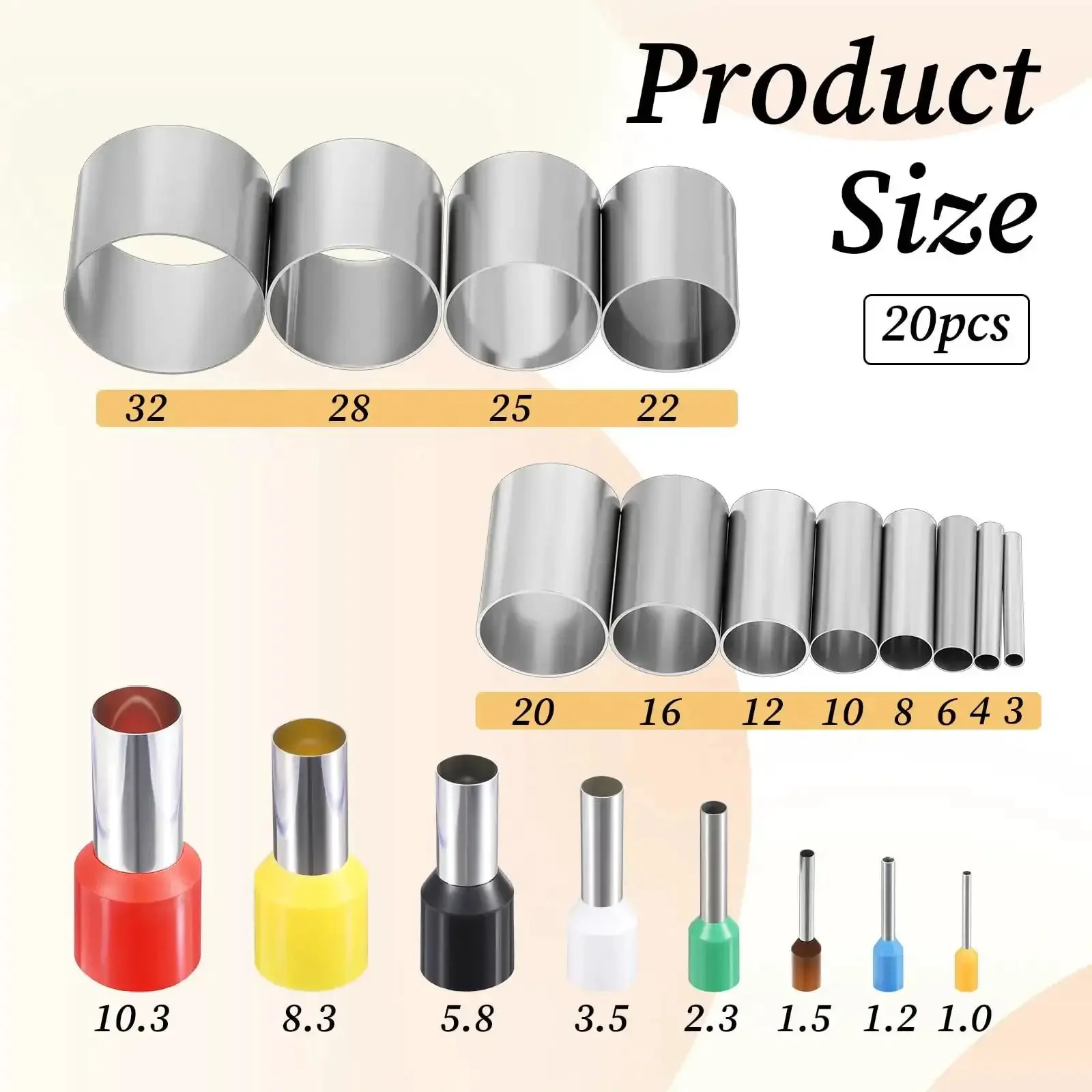 Twenty Piece Circle Clay Cutter Set With Stainless Steel Ring Molds For Ceramic, Polymer Clay, Dough And Wax, Pro Grade DIY Friendly 1 To 32 mm Sizes, Hollow Punch Tool, Ring Mold Cutters, Indentation, And Handy Storage Case - Image 7